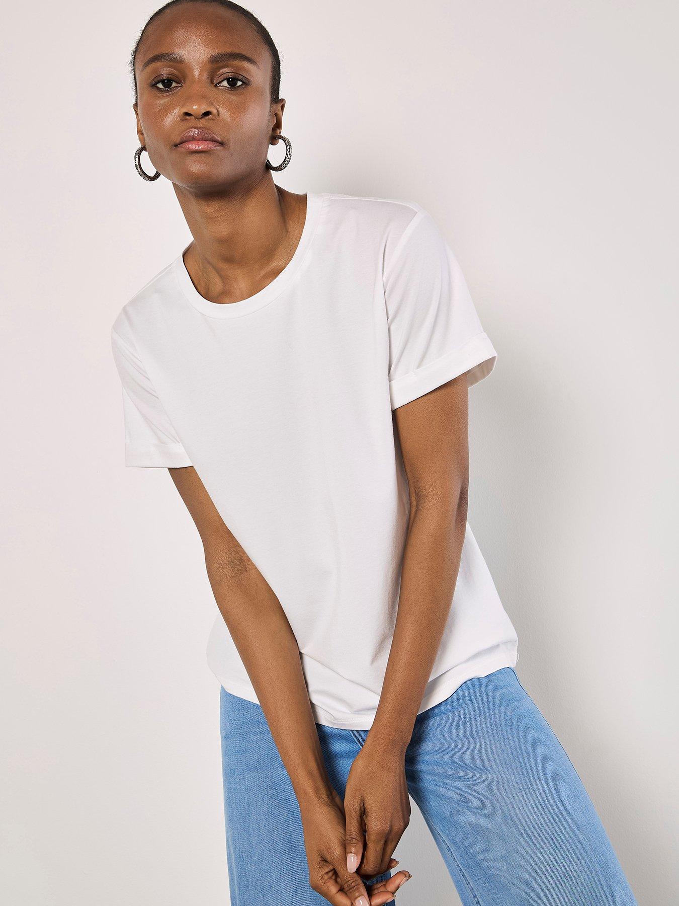 Image 4 of 5 of Apricot Basic Modal Tee