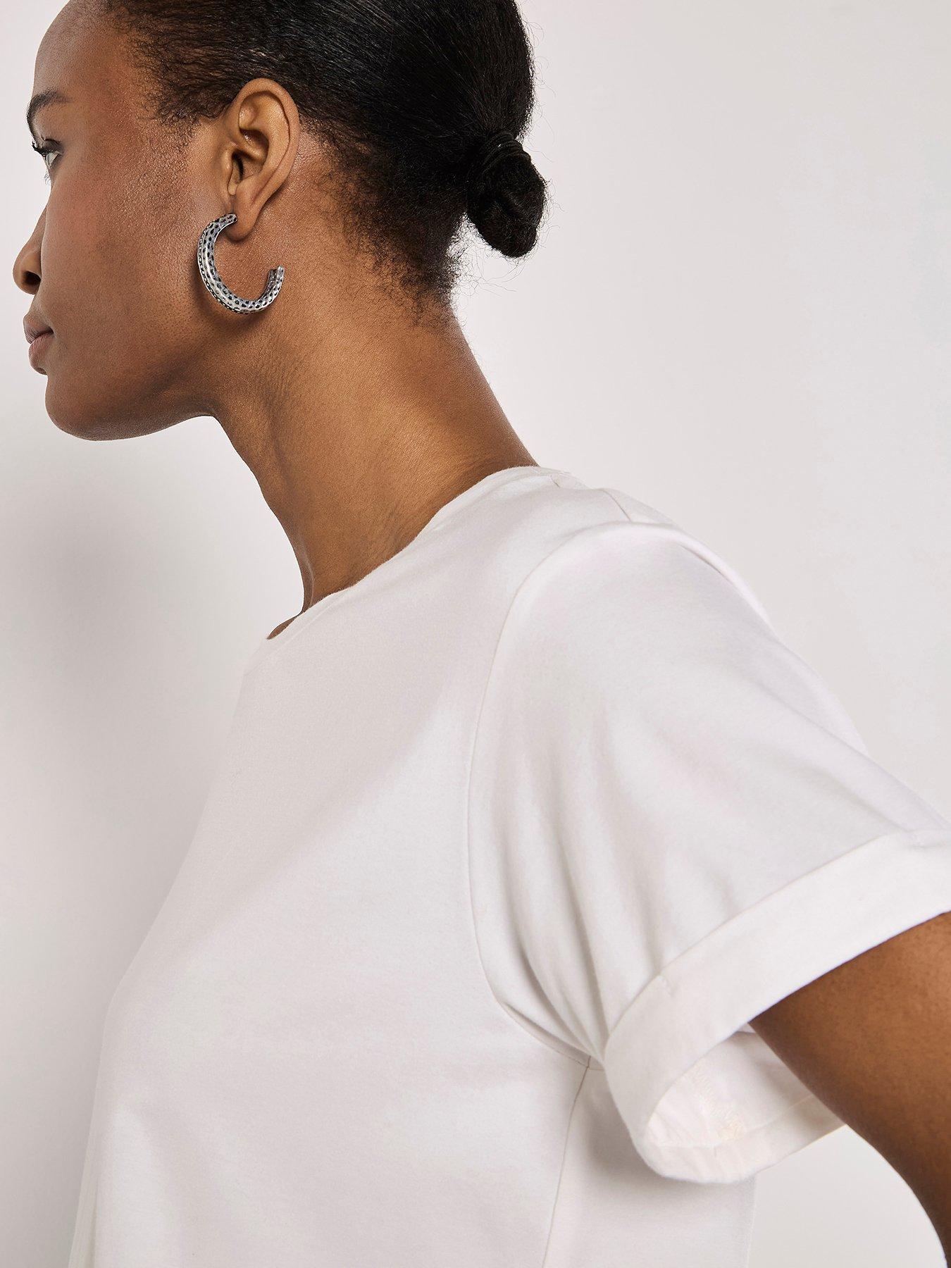Image 5 of 5 of Apricot Basic Modal Tee