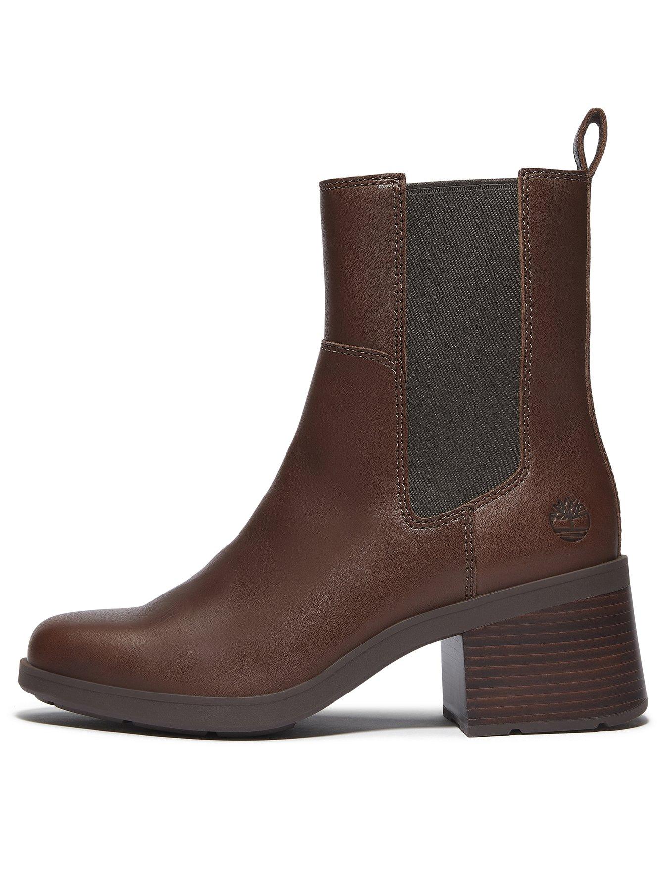 Timberland Bellevaux Mid Chelsea Boot - Dark Brown