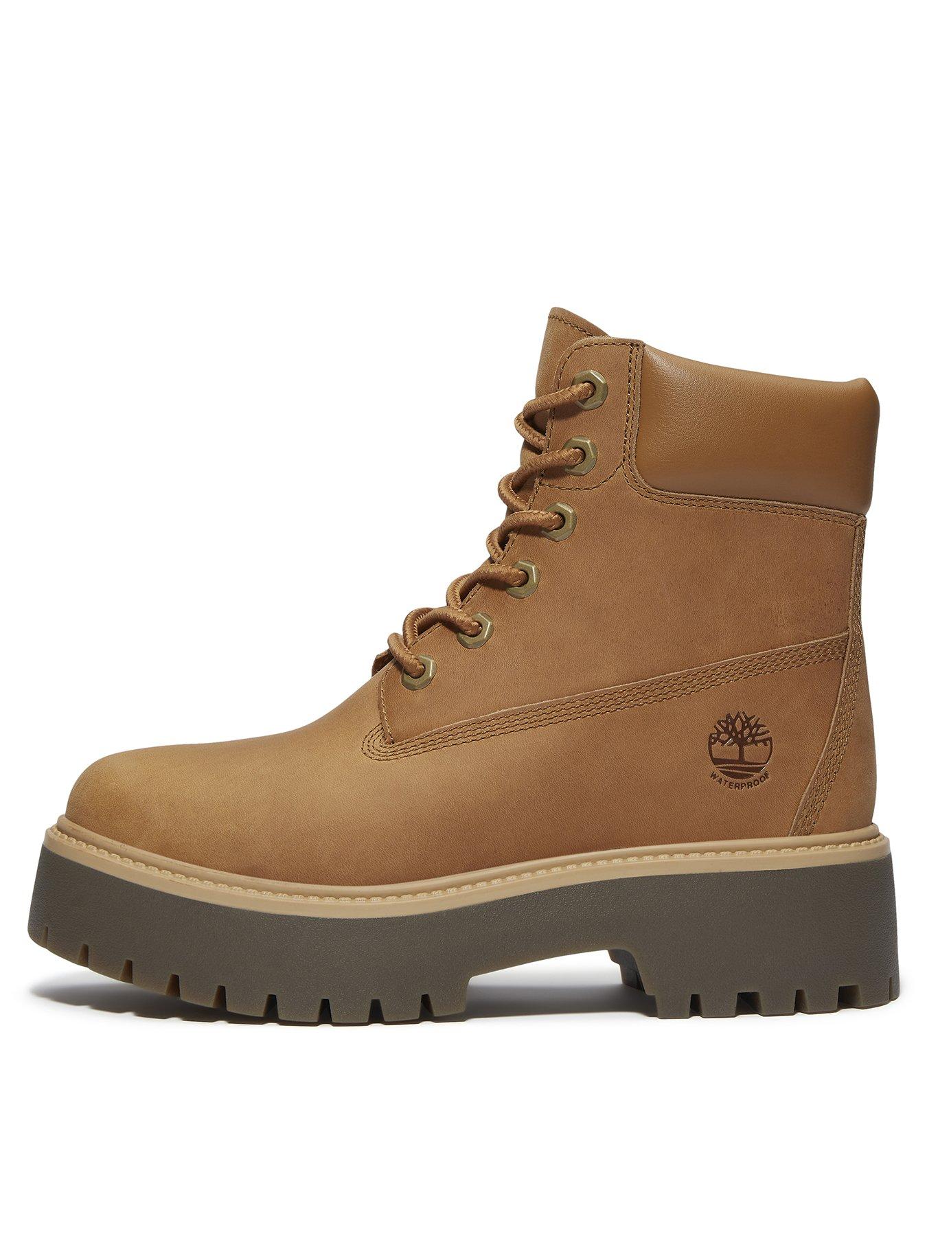 Timberland Stone Street 6 In Lace Waterproof Boot - Beige