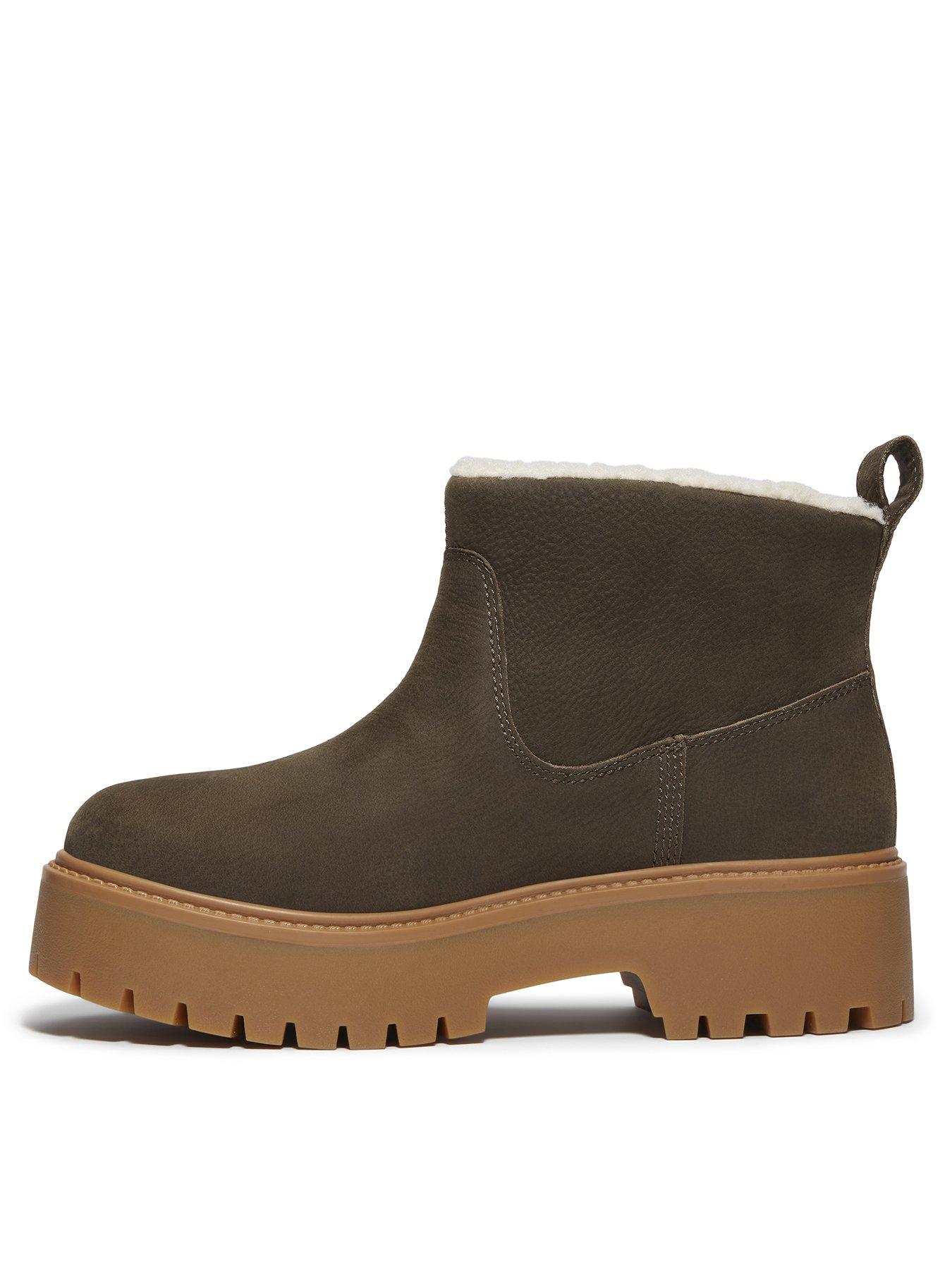 Image 1 of 7 of Timberland Stone Street Mid Warm Lined Boot Full Grain - Dark Brown