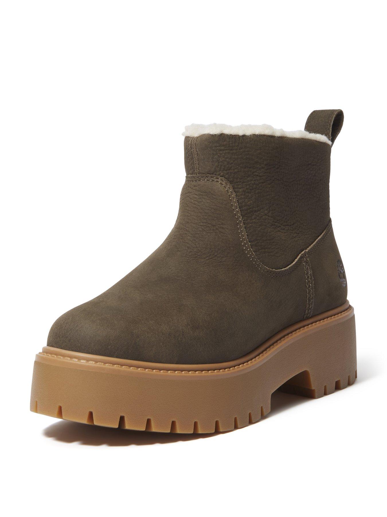 Image 6 of 7 of Timberland Stone Street Mid Warm Lined Boot Full Grain - Dark Brown