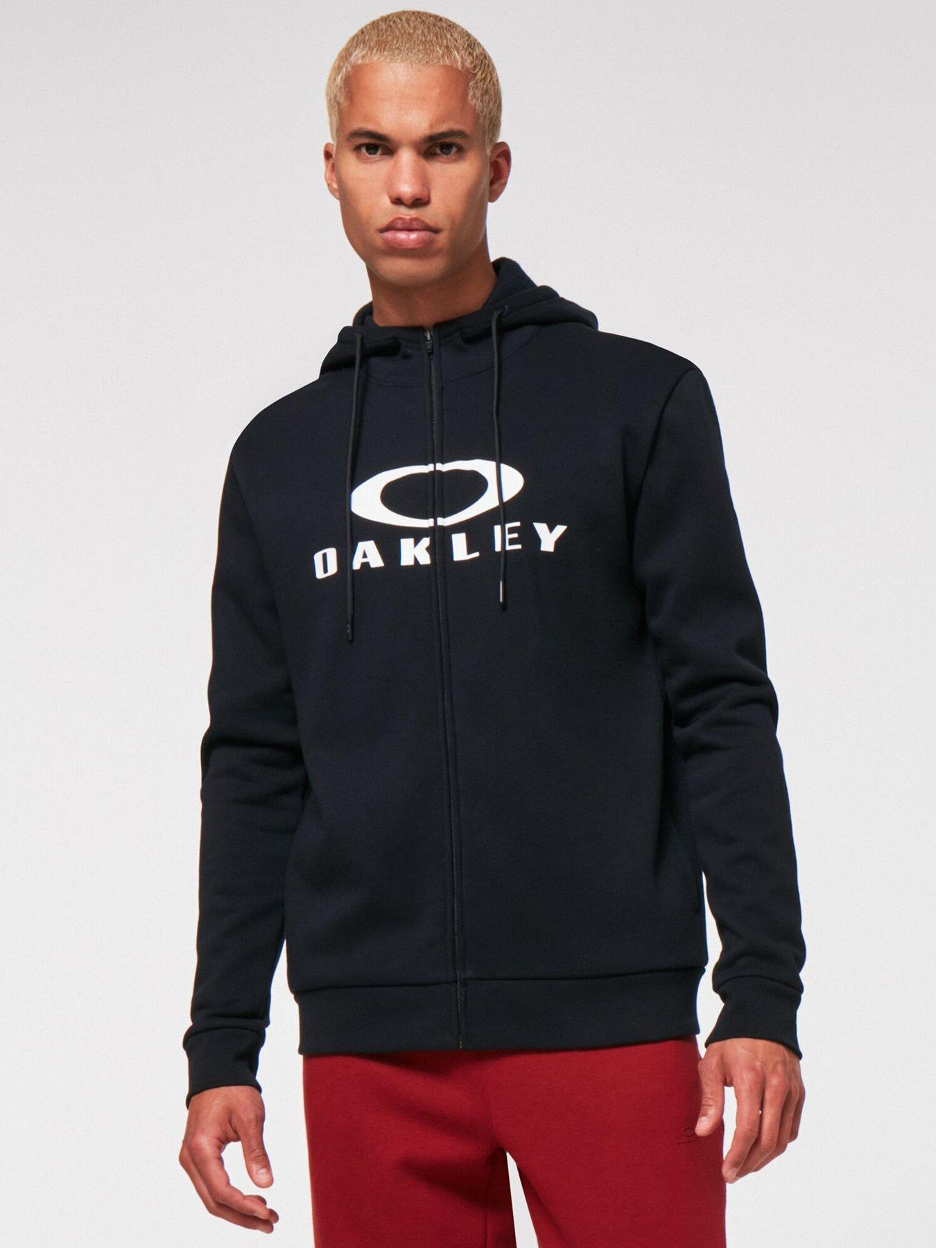 Oakley Mens Bark Full Zip Hoodie 2.0 - Black