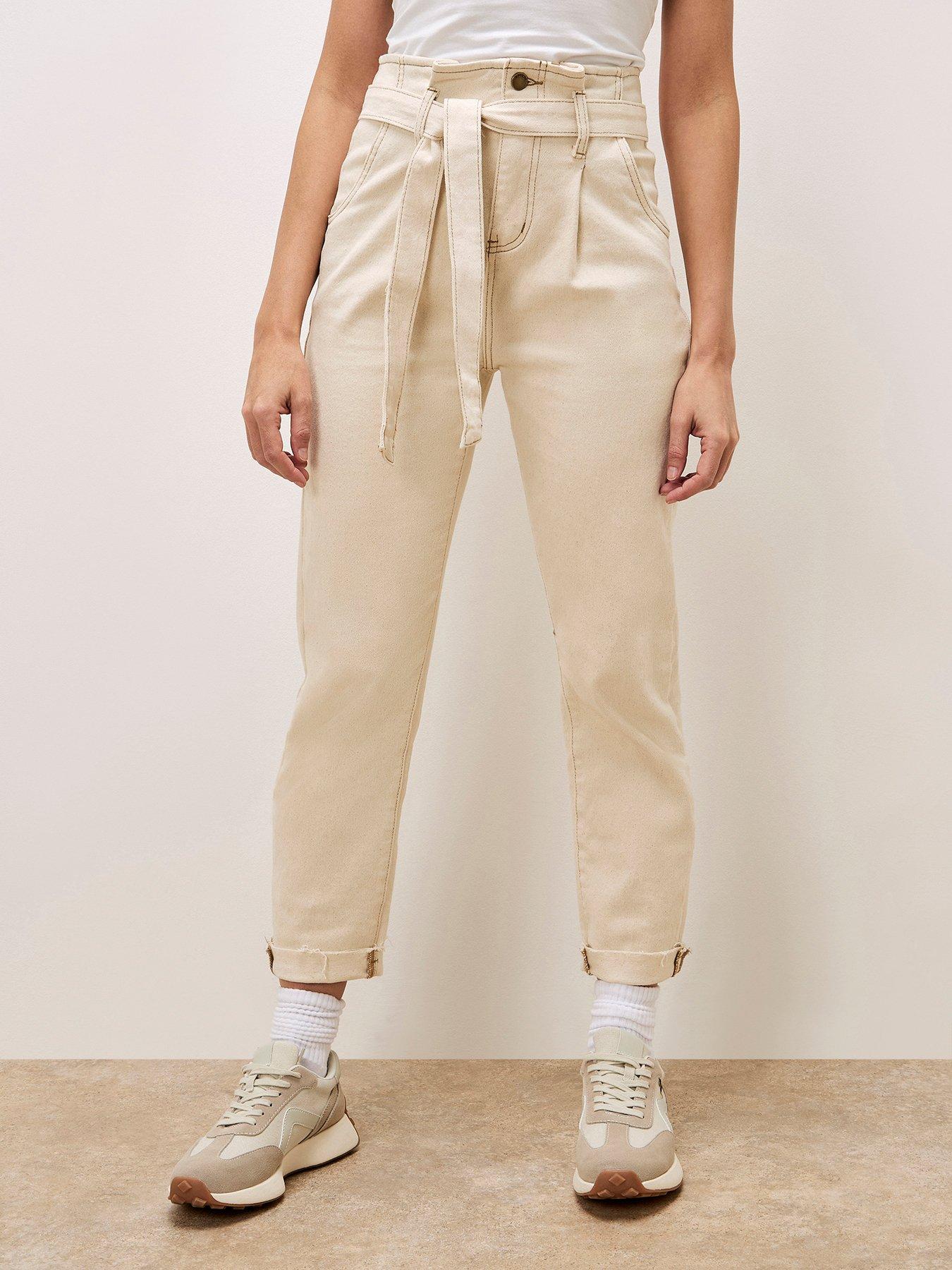 Image 1 of 6 of Apricot Stella Mom Jean