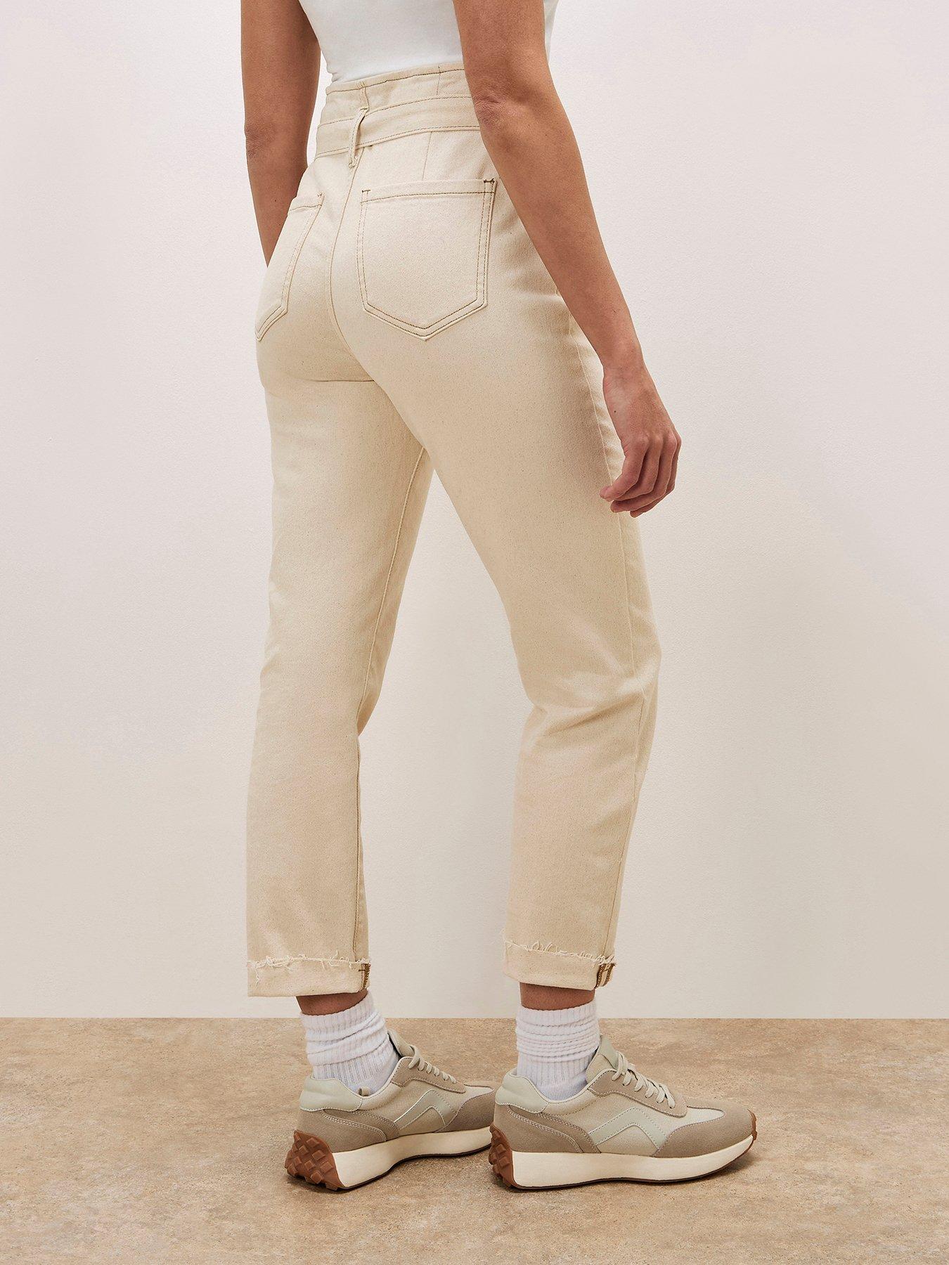Image 2 of 6 of Apricot Stella Mom Jean