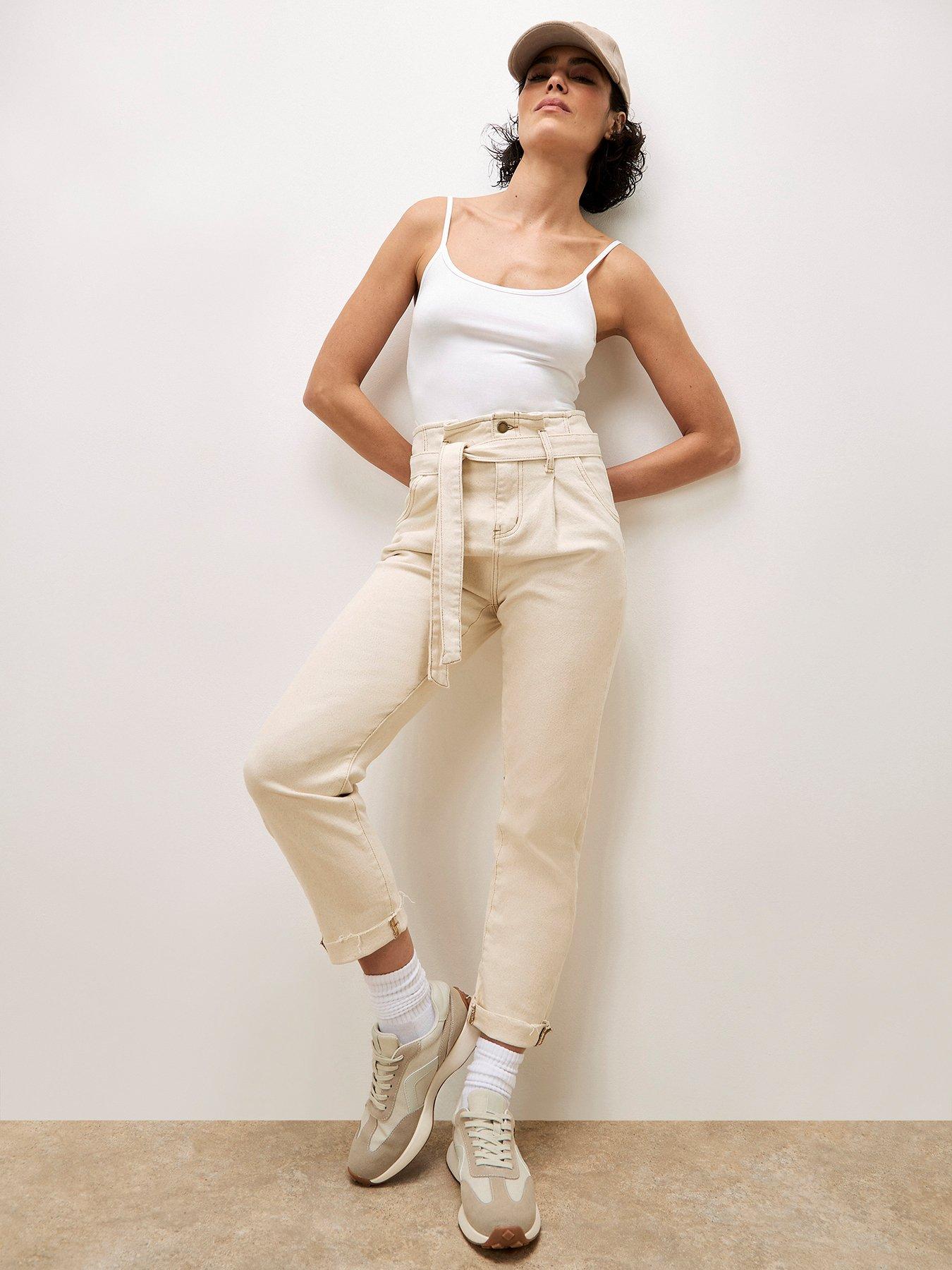 Image 3 of 6 of Apricot Stella Mom Jean