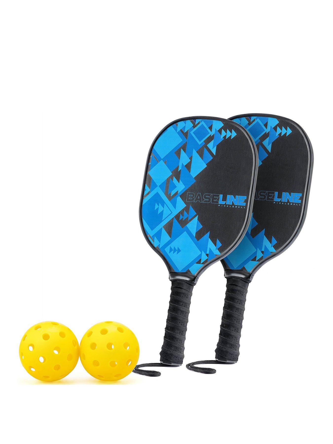 Image 1 of 6 of Baseline Pickleball Set with 2 Pickleball Paddles, Ball and Net Set