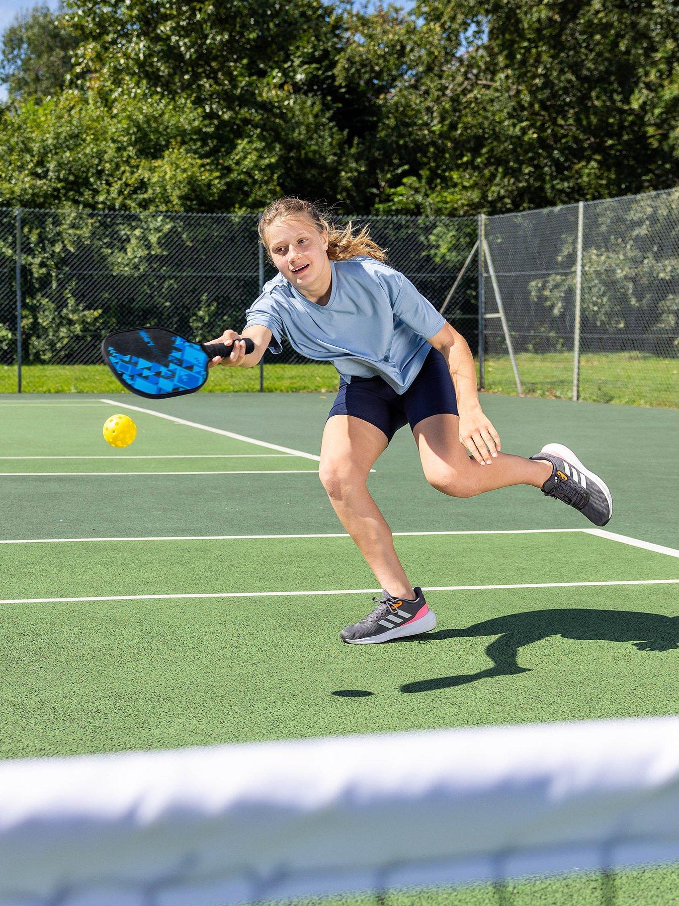 Image 3 of 6 of Baseline Pickleball Set with 2 Pickleball Paddles, Ball and Net Set