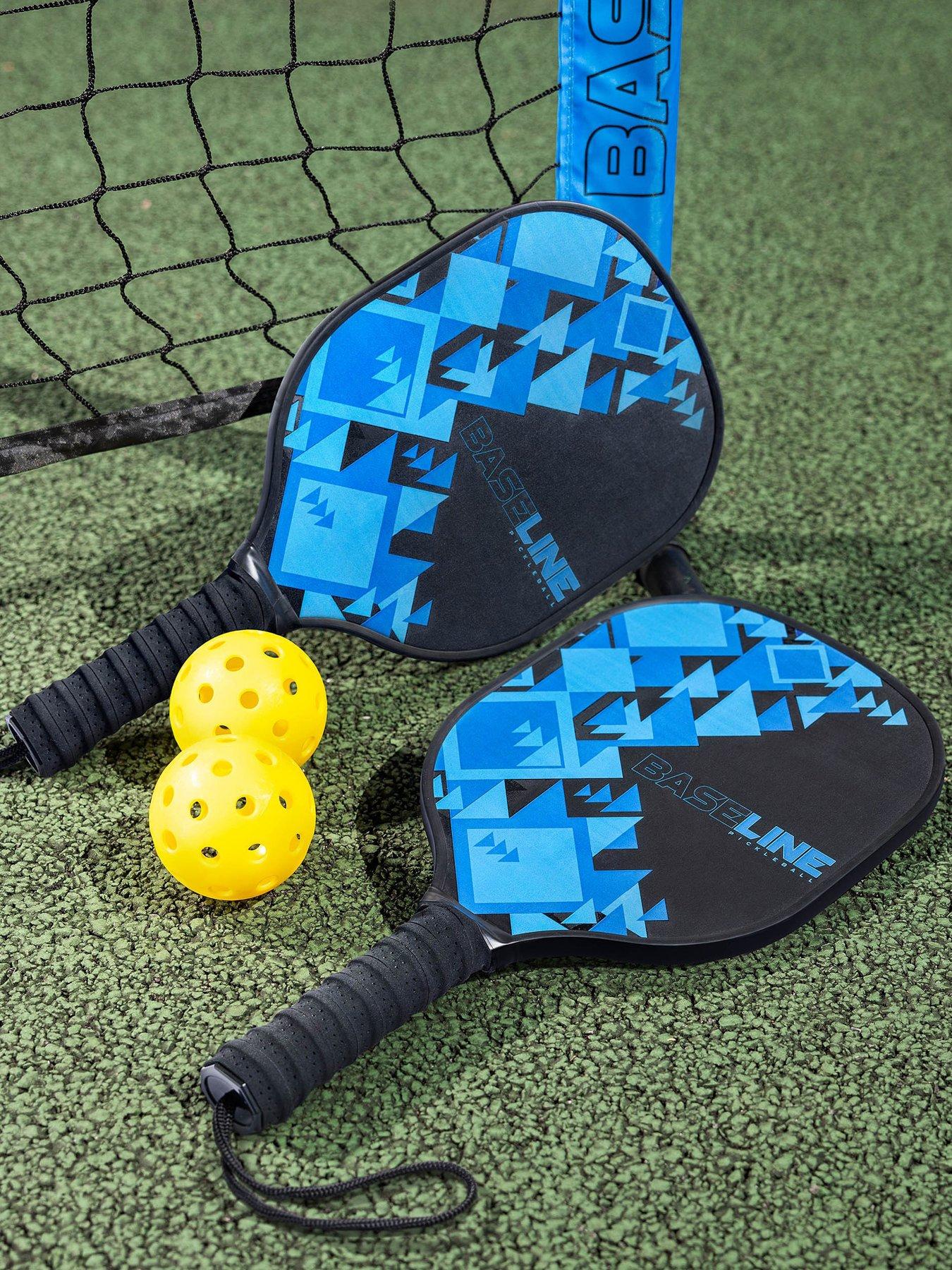 Image 4 of 6 of Baseline Pickleball Set with 2 Pickleball Paddles, Ball and Net Set