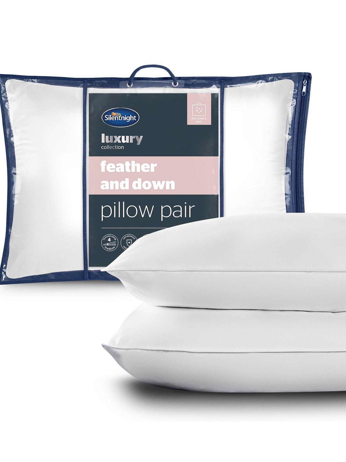 Silentnight Silentnight Feather  &  Down Anti Bacterial Pillow - 2 Pack