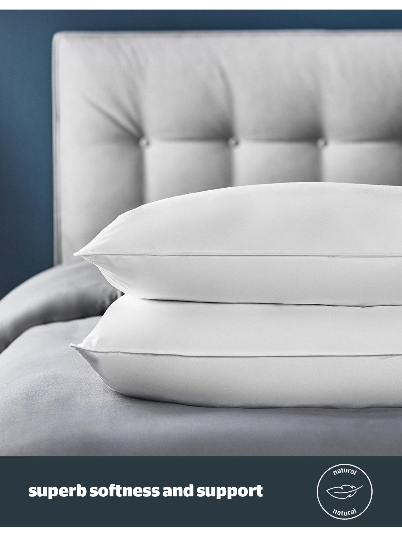 Image 1 of 6 of Silentnight Duck Feather And Down Anti Allergy Pillow - 2 Pack