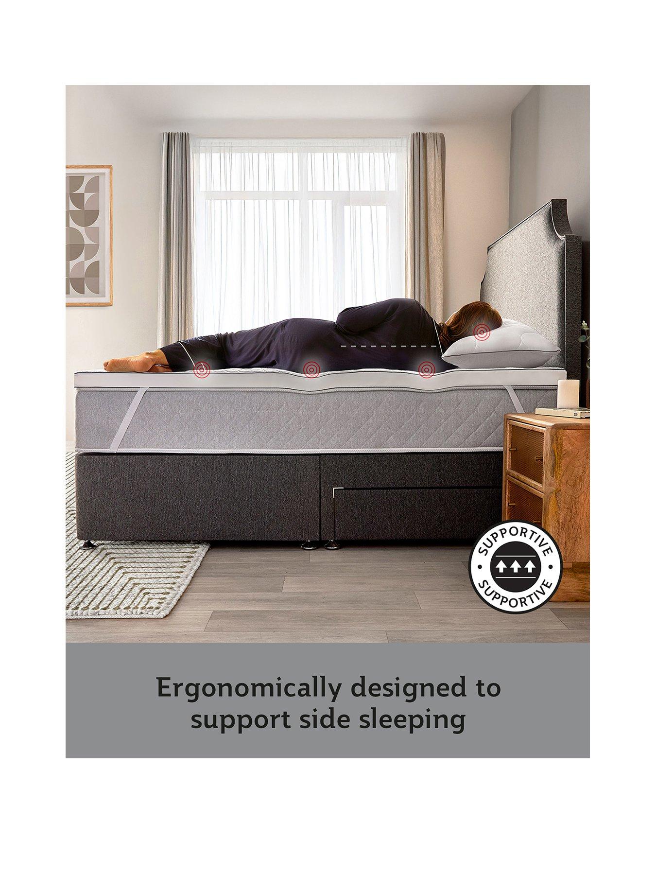 undefined Sealy Side Sleeper Memory Foam Mattress Topper