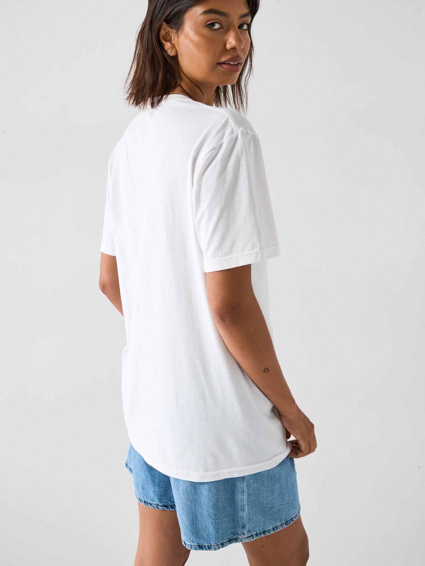 Image 2 of 5 of V by Very Oversized Postcard Tee - White