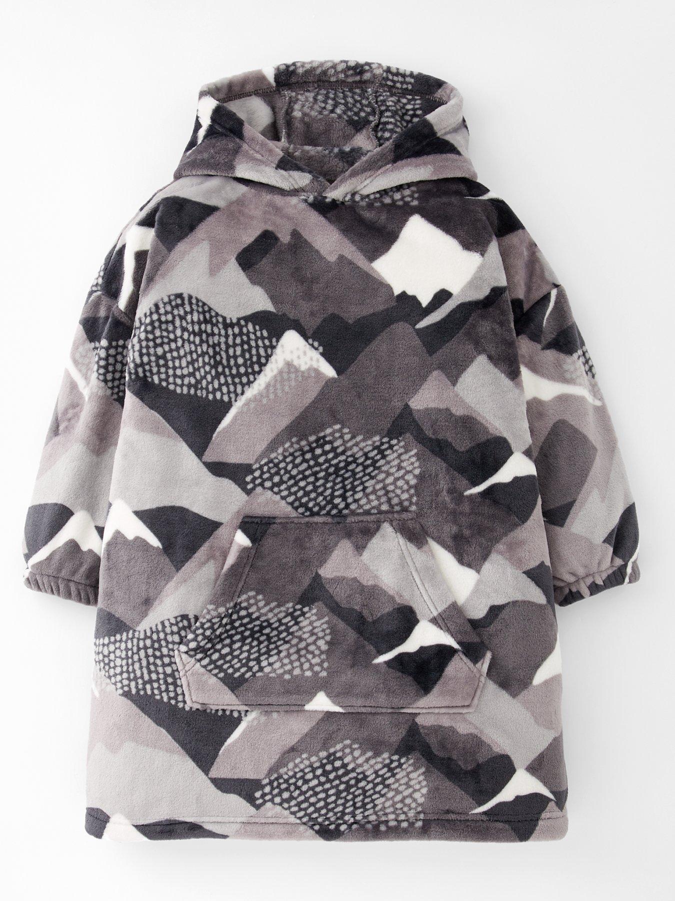 The Very Collection Boys Fleece Camo Hooded Blanket - Multi