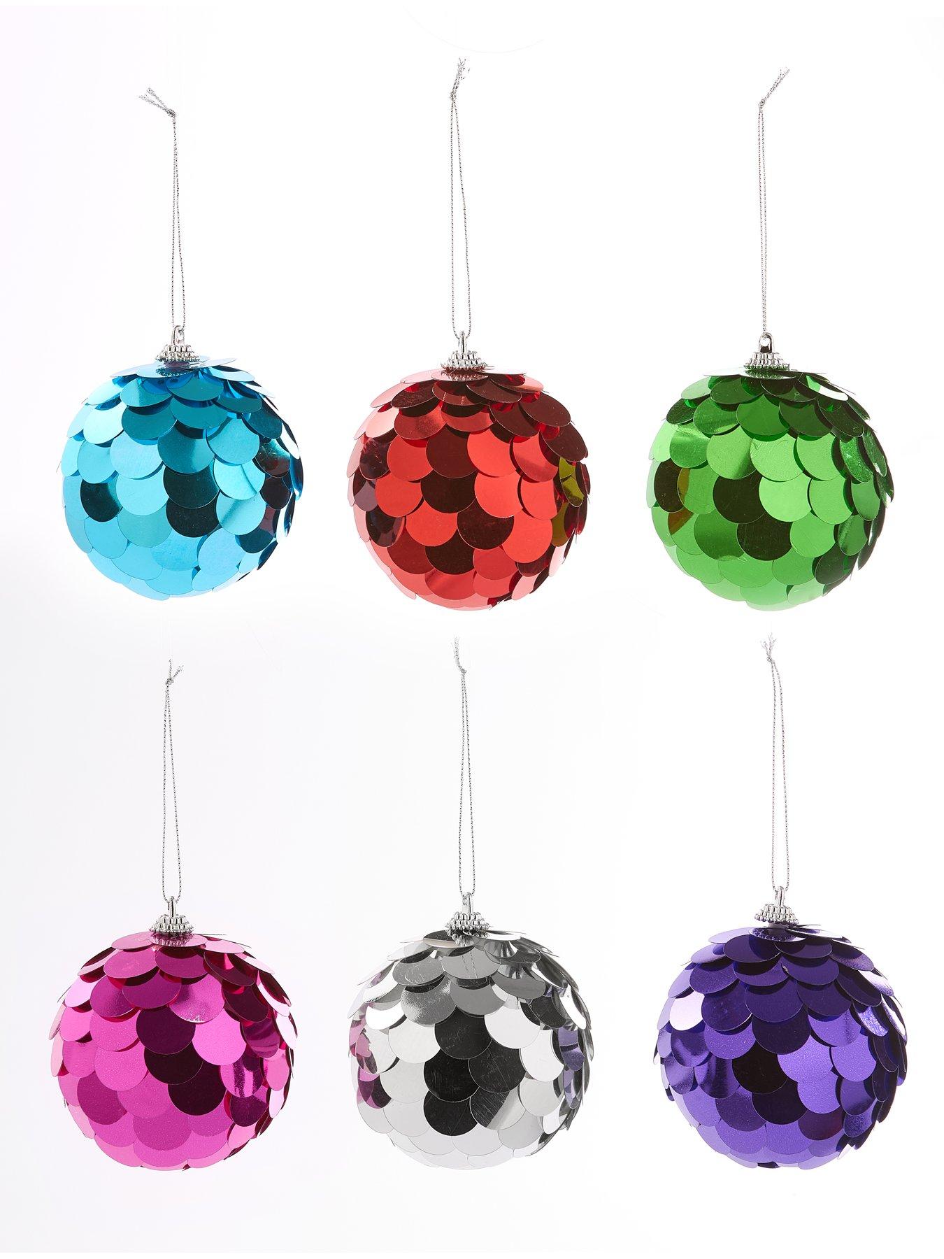very-home-set-of-6-multicolourednbspsequined-christmas-tree-baublesback