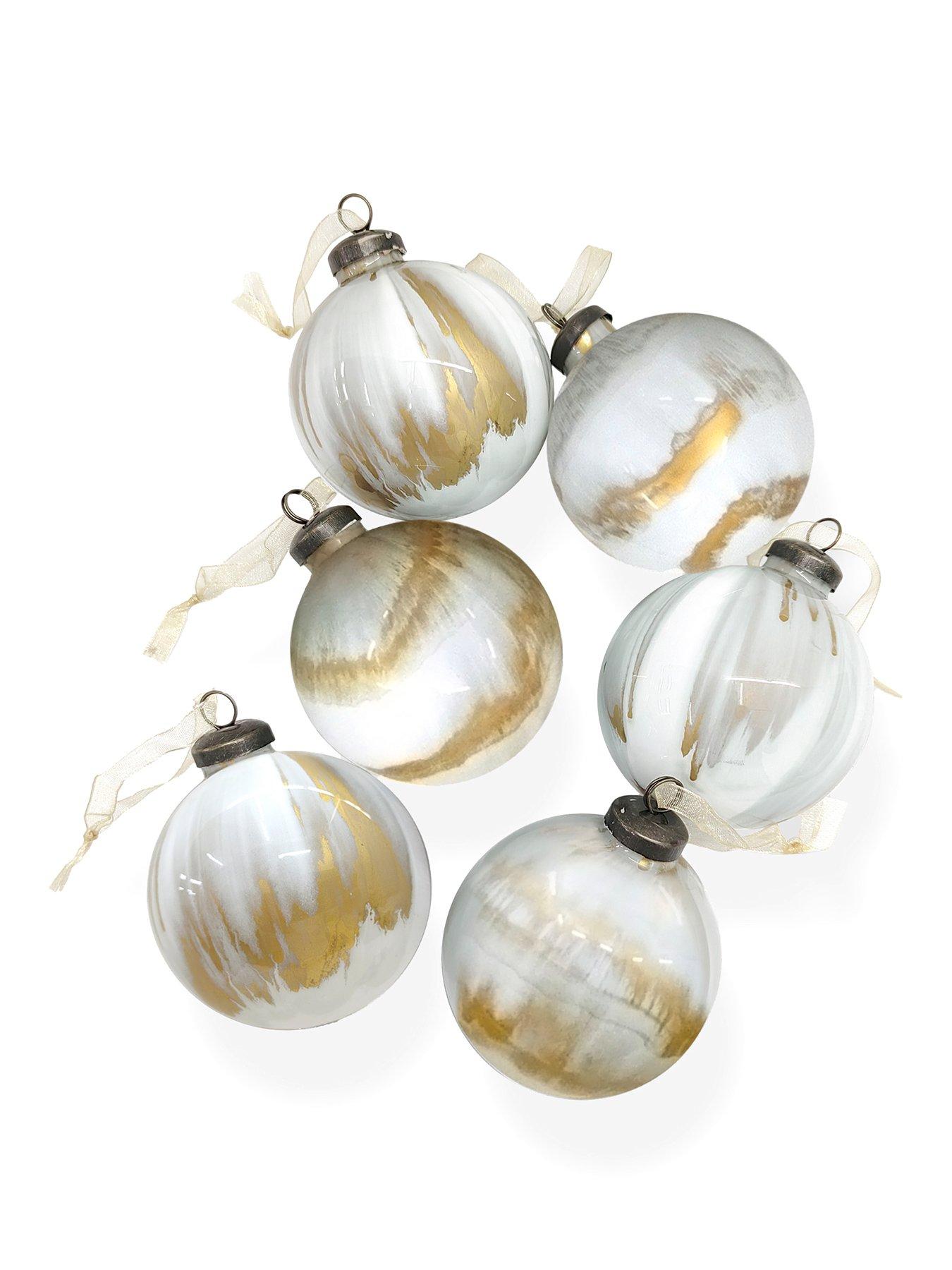 very-home-set-of-6-marble-glass-christmas-treenbspbaublesstillFront
