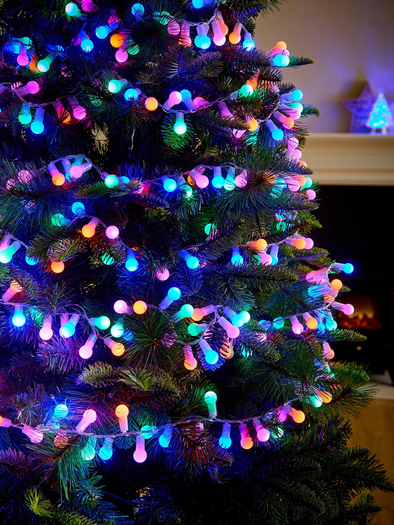 Very Home 288 Pastel LED Cluster Ball Christmas Lights with 8 Functions