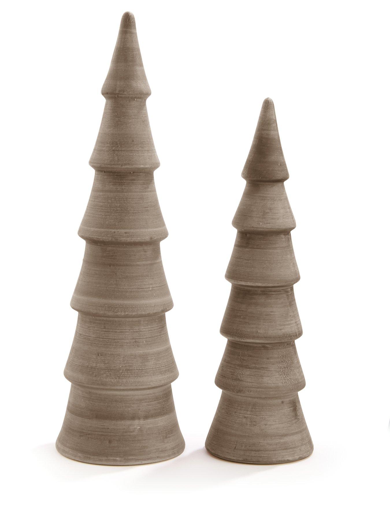 very-home-set-of-2-stoneware-christmas-tree-ornamentsstillFront