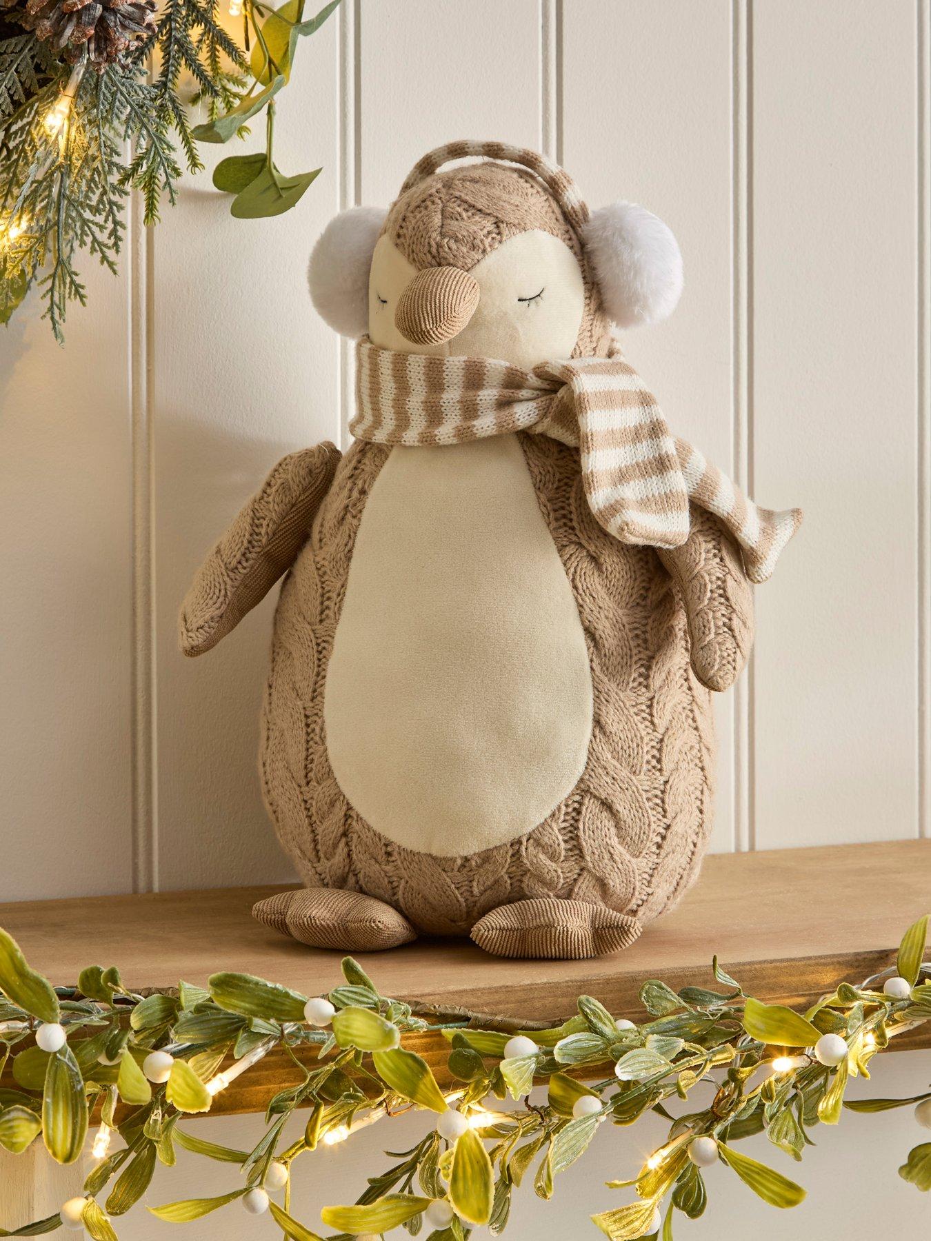 Image 1 of 5 of Very Home Felt Penguin Christmas&nbsp;Decoration - 30 cm