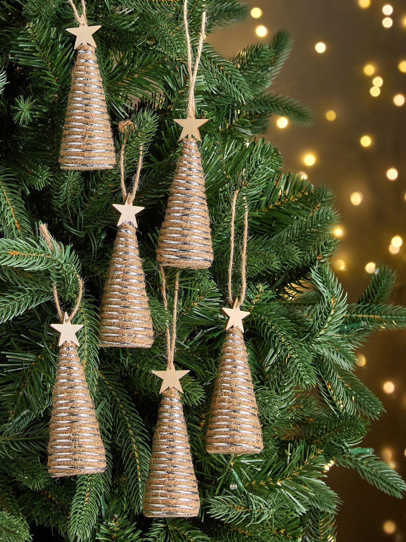 very-home-set-of-6-jute-tree-hanging-christmasnbspdecorations
