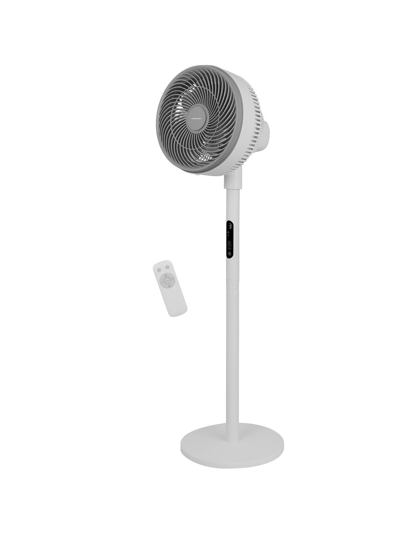 Image of Russell Hobbs RHPCF825 8' Pedestal Circulator Fan in White