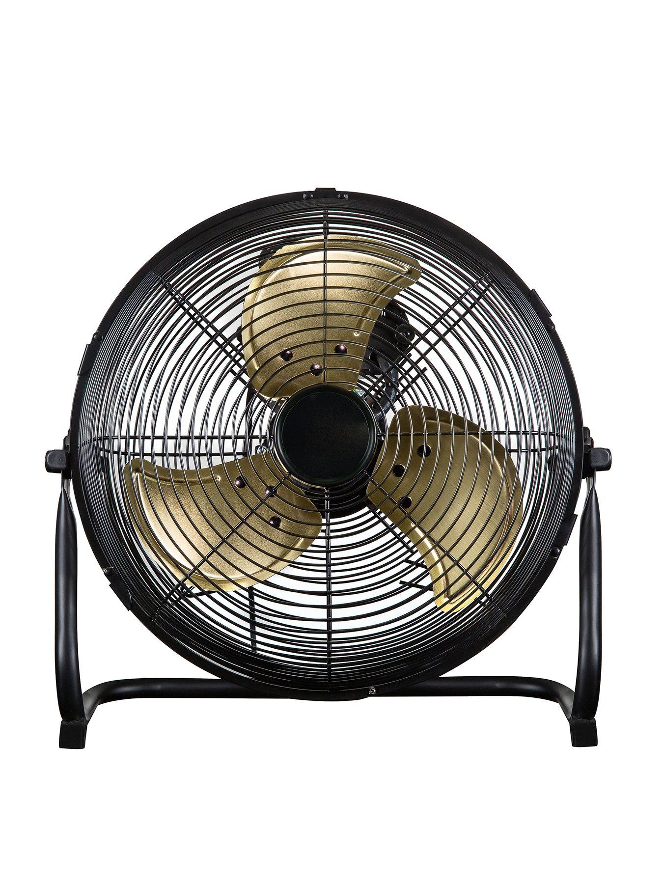 Image of Russell Hobbs Russell Hobbs RHGF1221BG 12' High Velocity Floor Fan in Brushed Gold