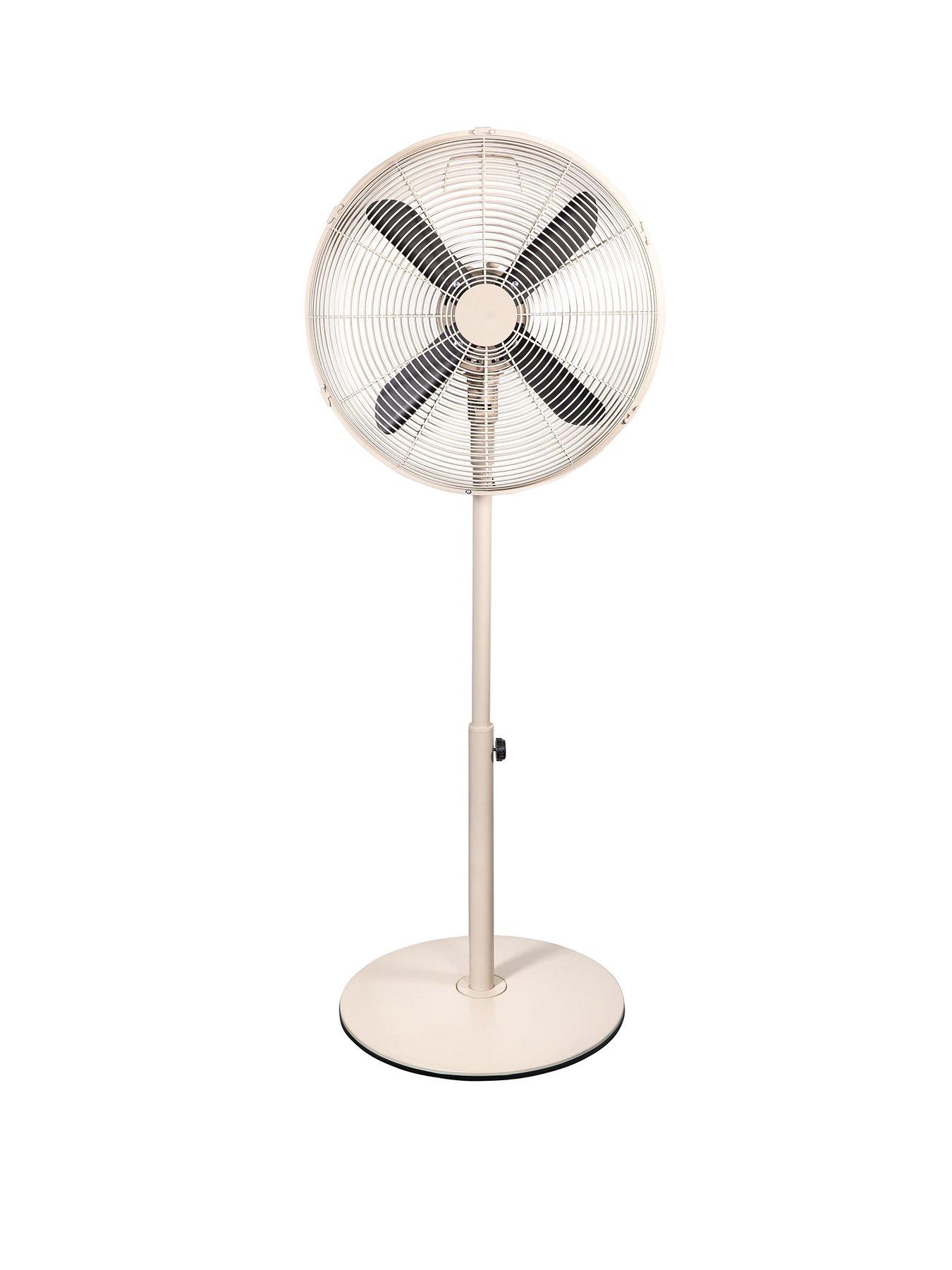 undefined Russell Hobbs RHMPF1601GR 16' Metal Pedestal Fan in Greige