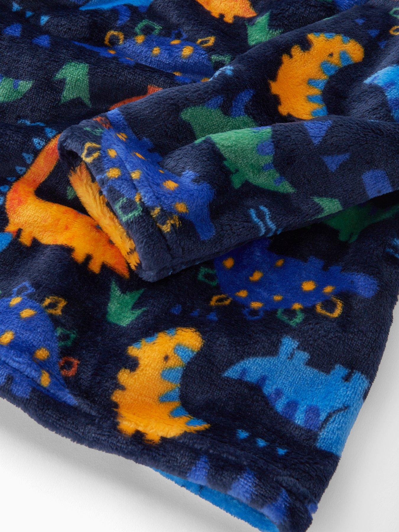 Image 4 of 5 of The Very Collection Boys Fleece Dinosaur All Over Print Pyjama Set - Multi