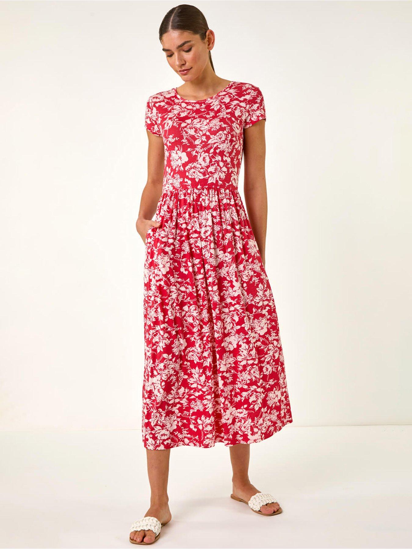 roman-floral-print-stretch-midi-dress-redback