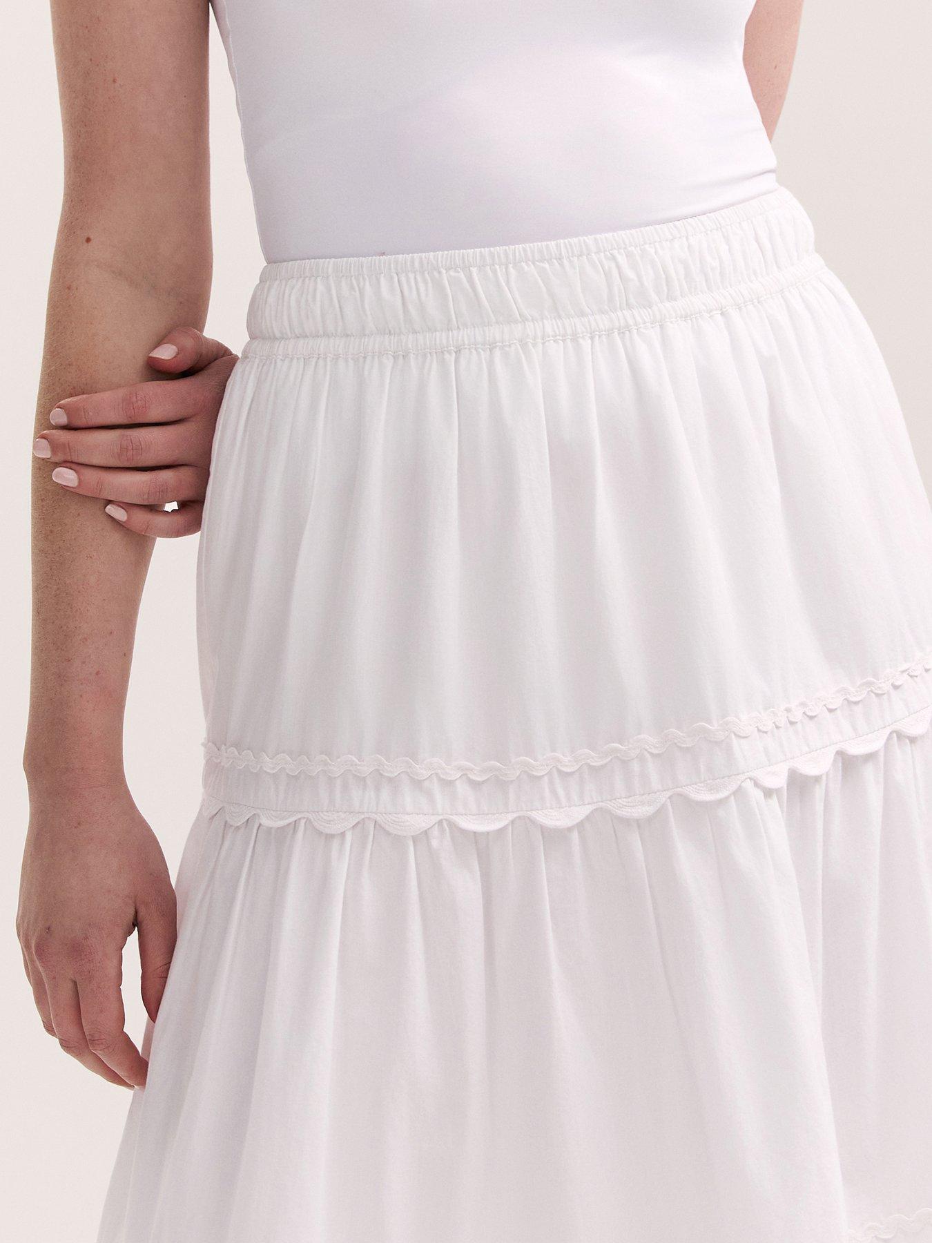 Image 4 of 4 of Finery Paula Skirt - White