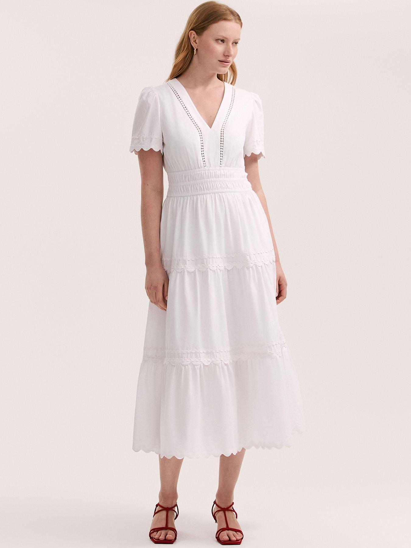 Finery Wren Dress - White