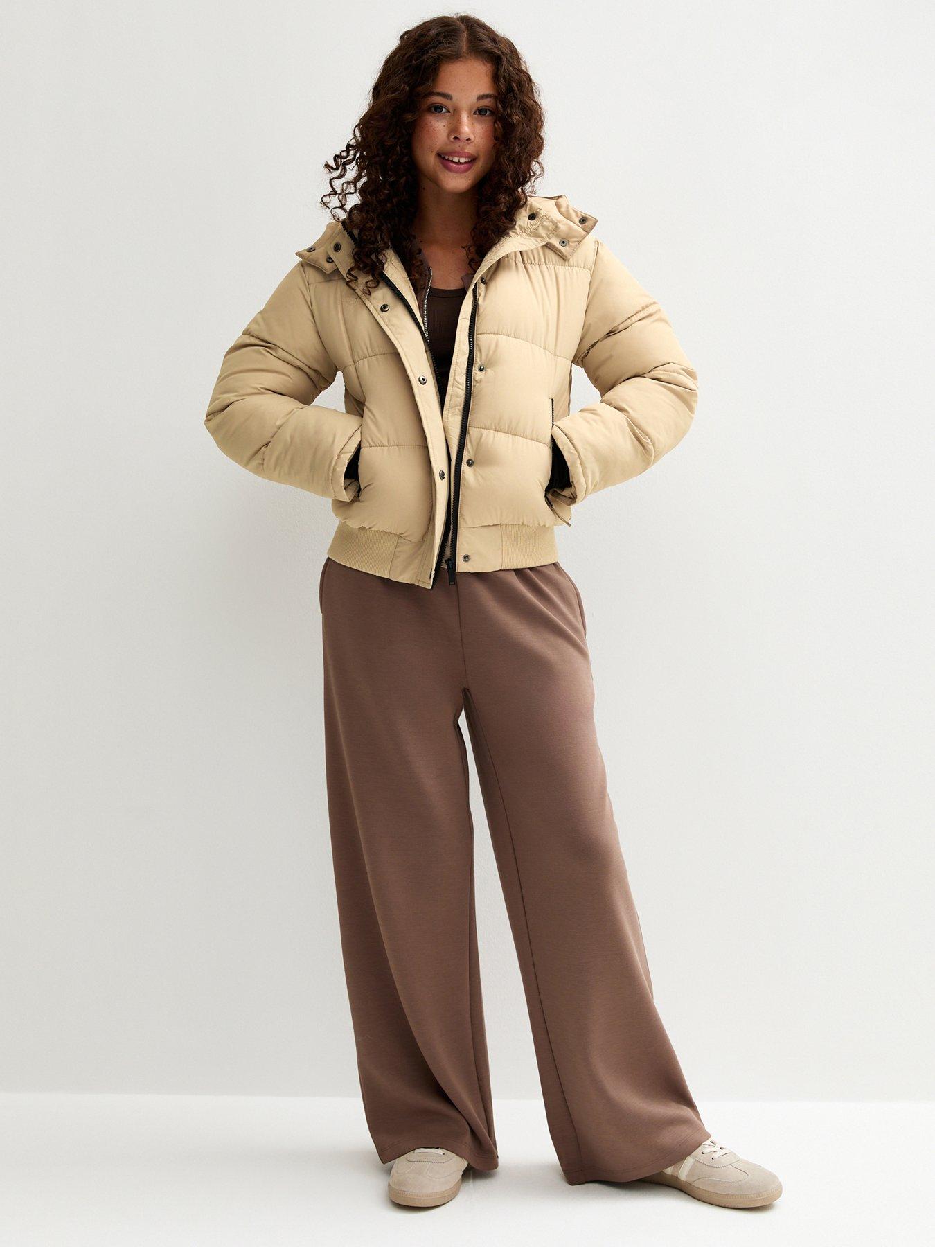 new-look-915-girls-padded-hooded-jacket-beige