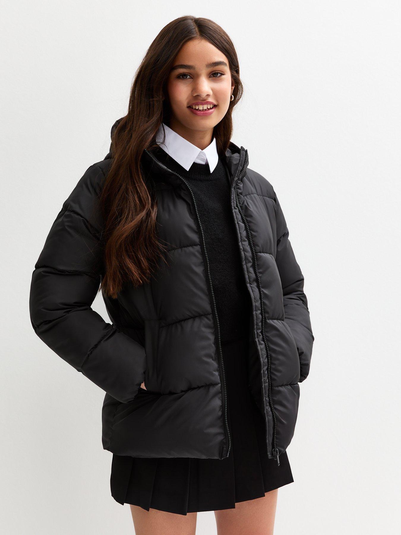 New Look 915 Girls Padded School Jacket - Black