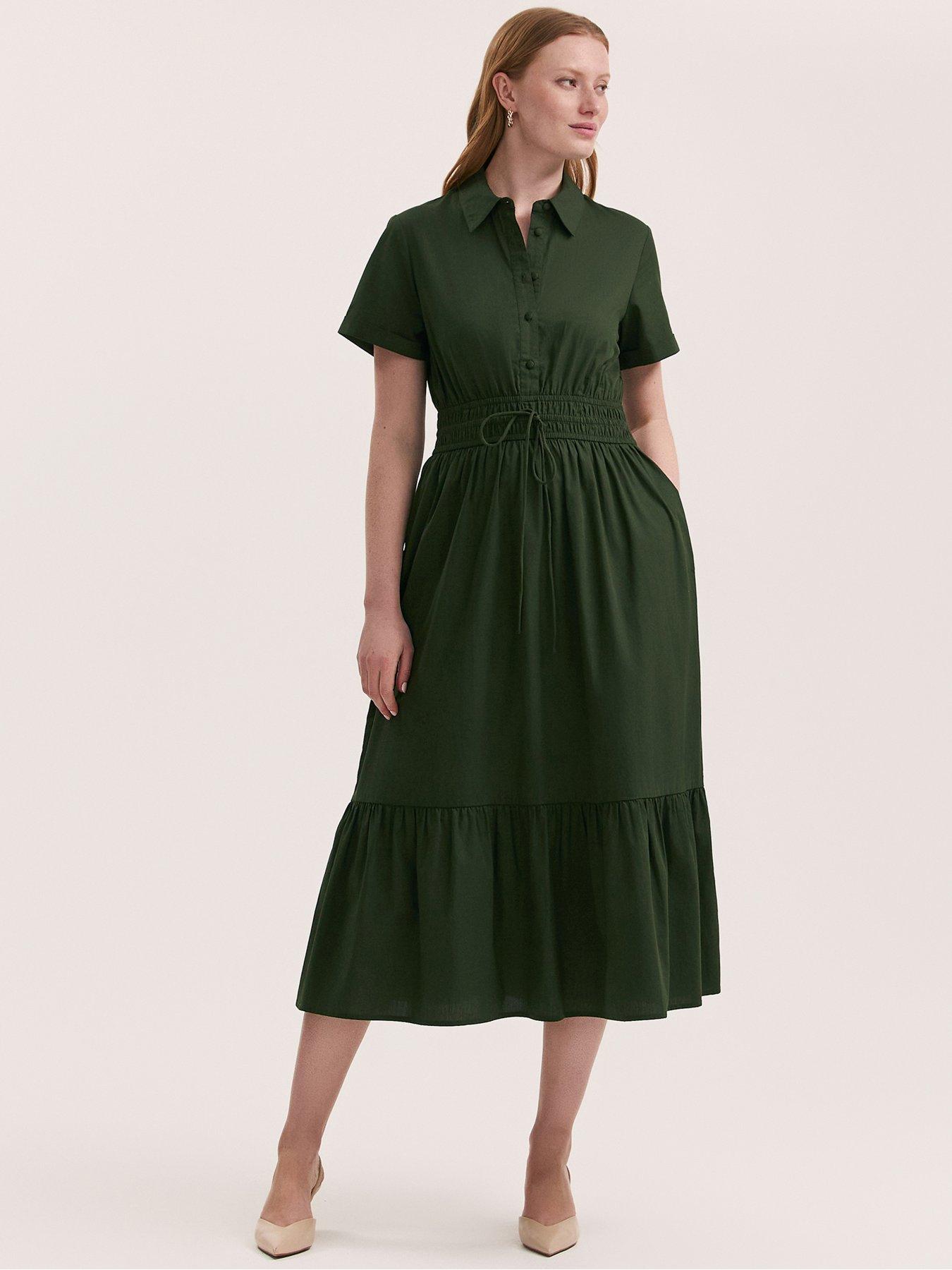 Image of Finery Penny Dress - Green