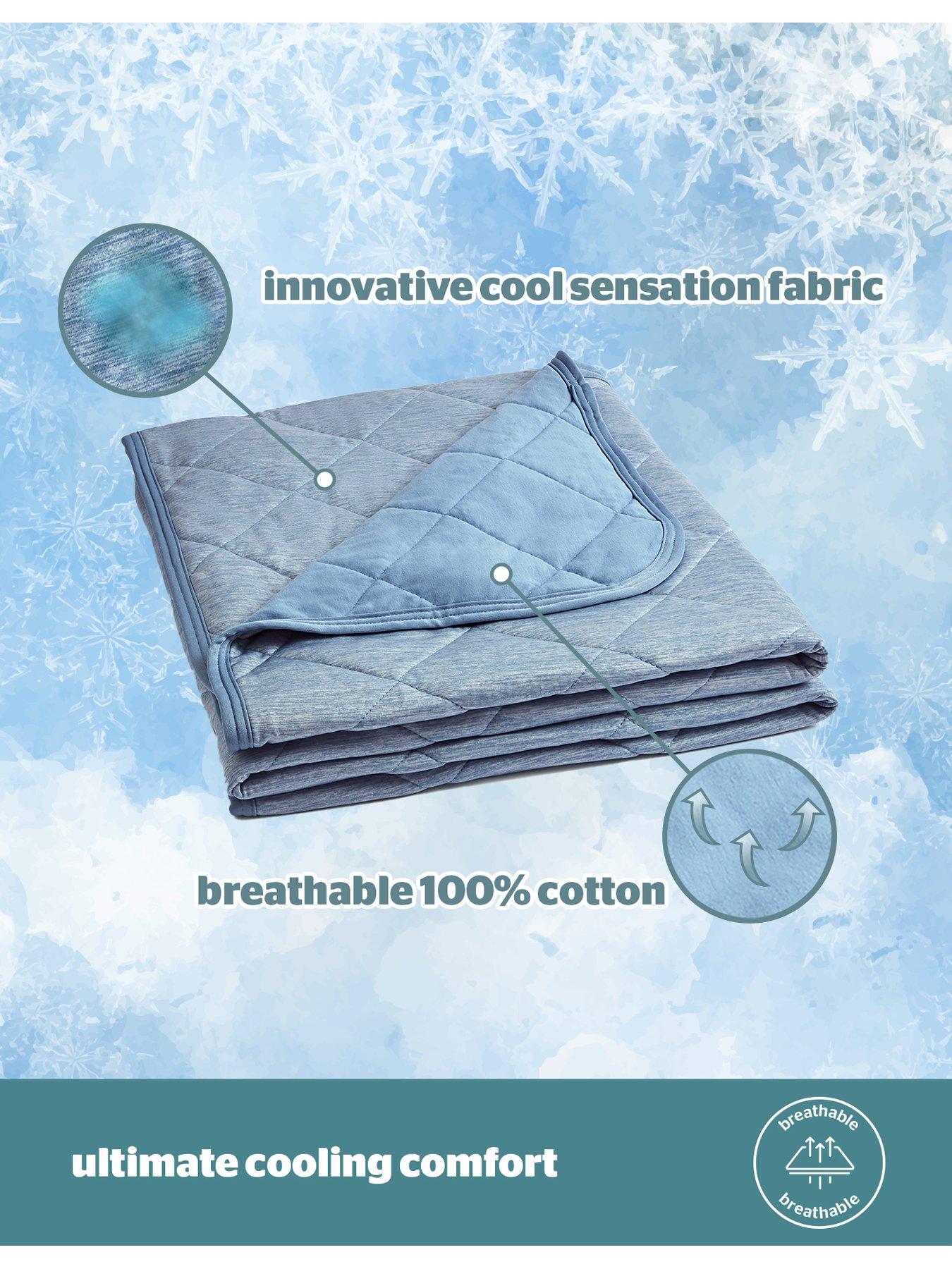 silentnight-restore-cooling-blanket-throw-in-bluedetail