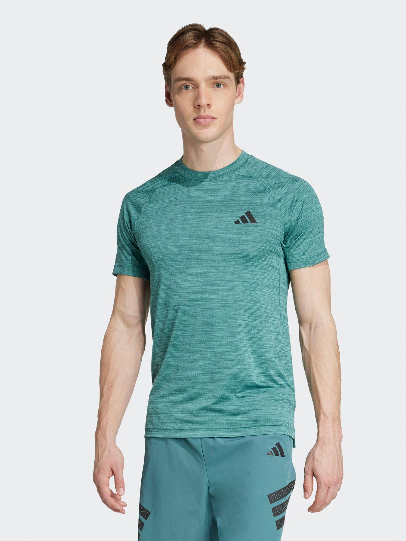 adidas Mens Training Gym T-Shirt - Green
