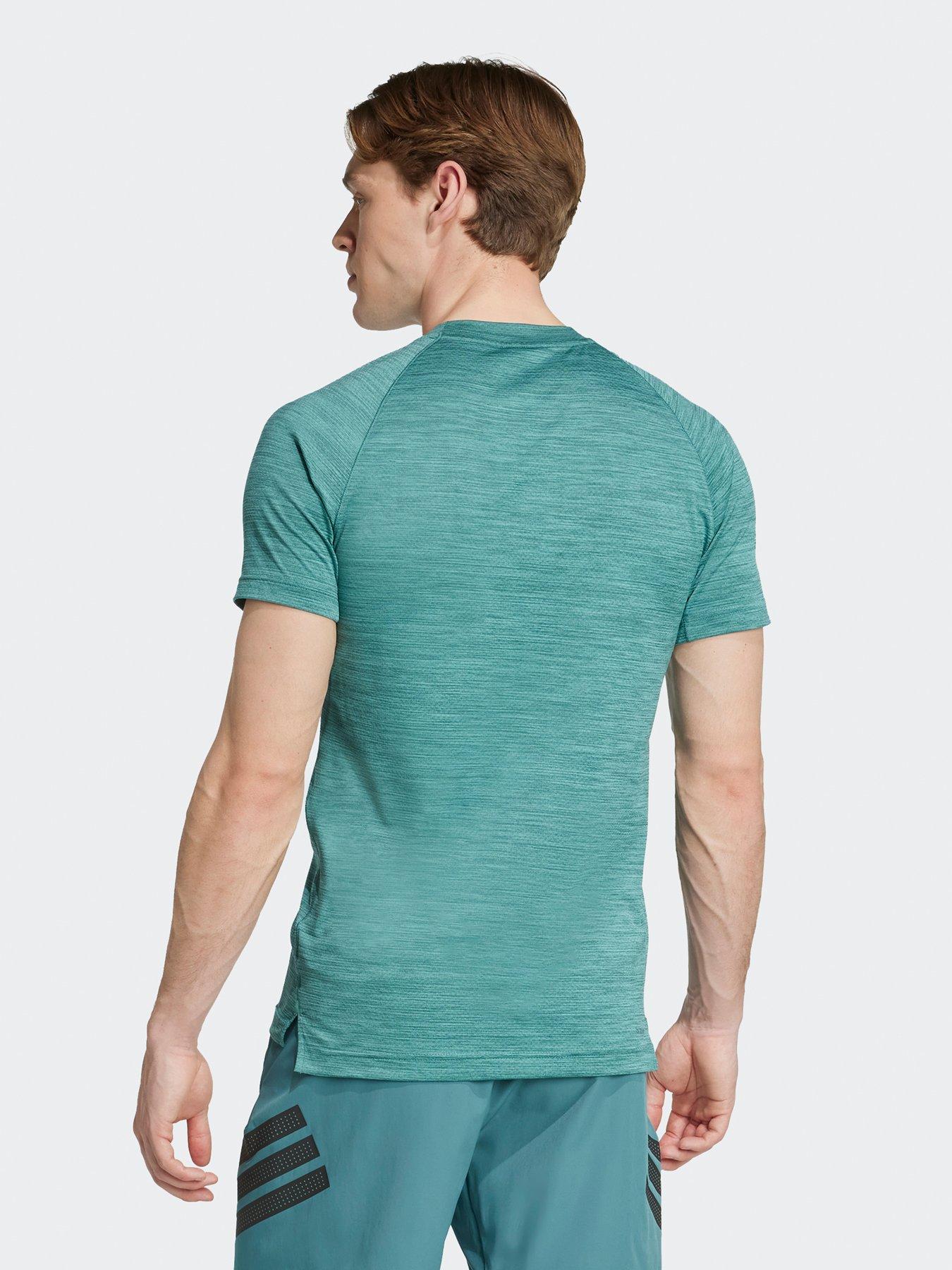 adidas-mens-training-gym-t-shirt-greenstillFront