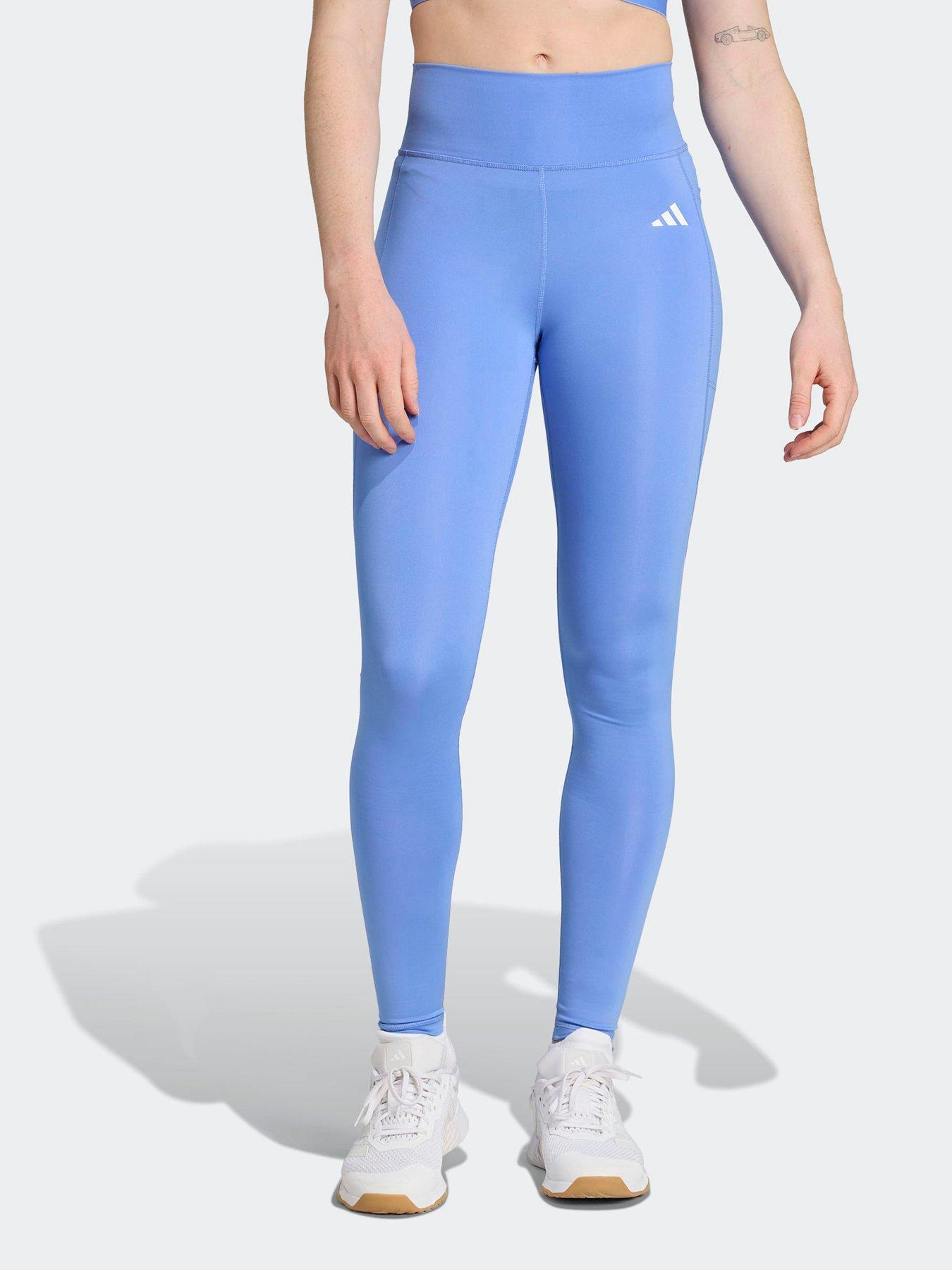 adidas Womens Training Optime Essentials 1/1 Tights - Blue