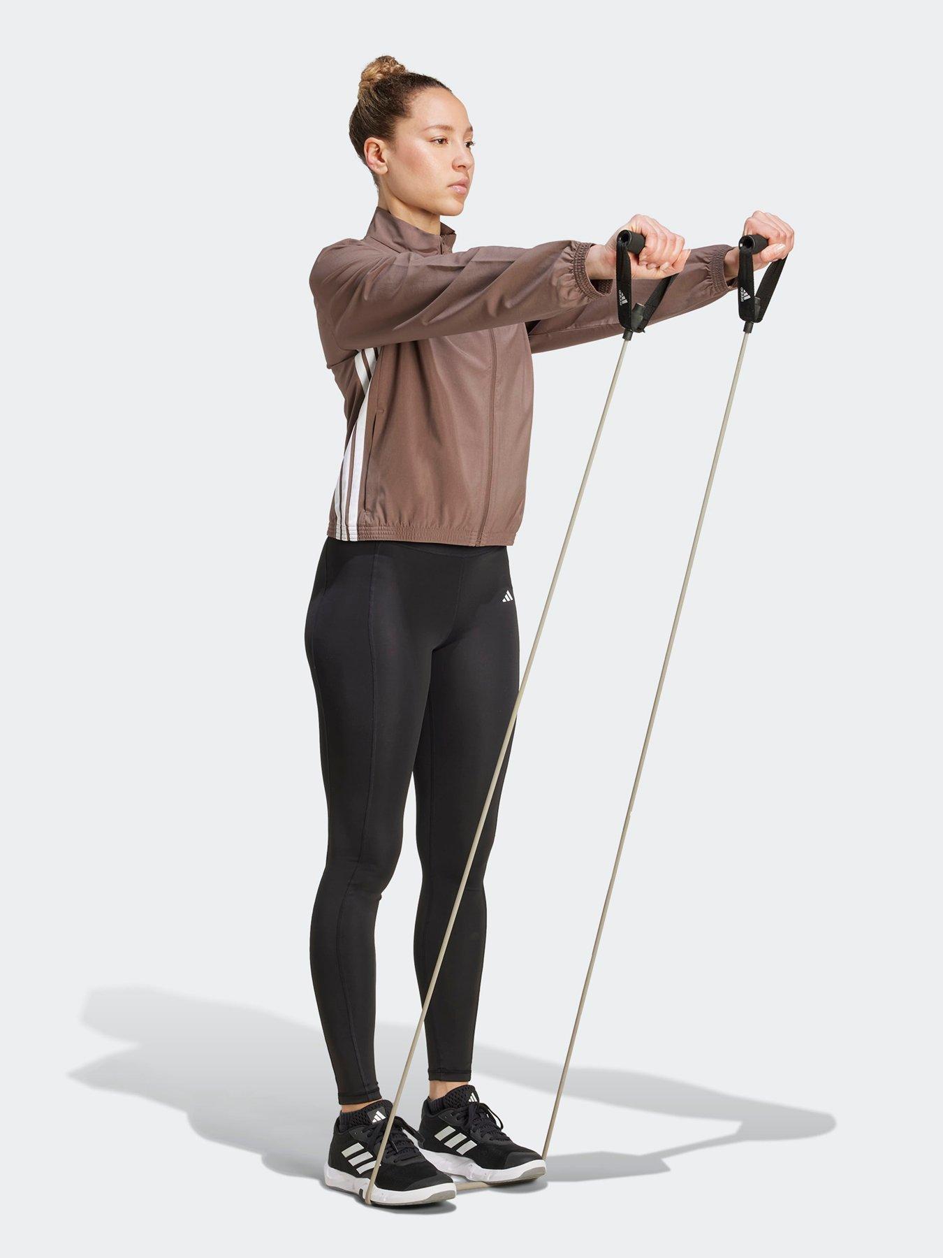 adidas-womens-training-essentials-3-stripe-woven-jacket-brownback
