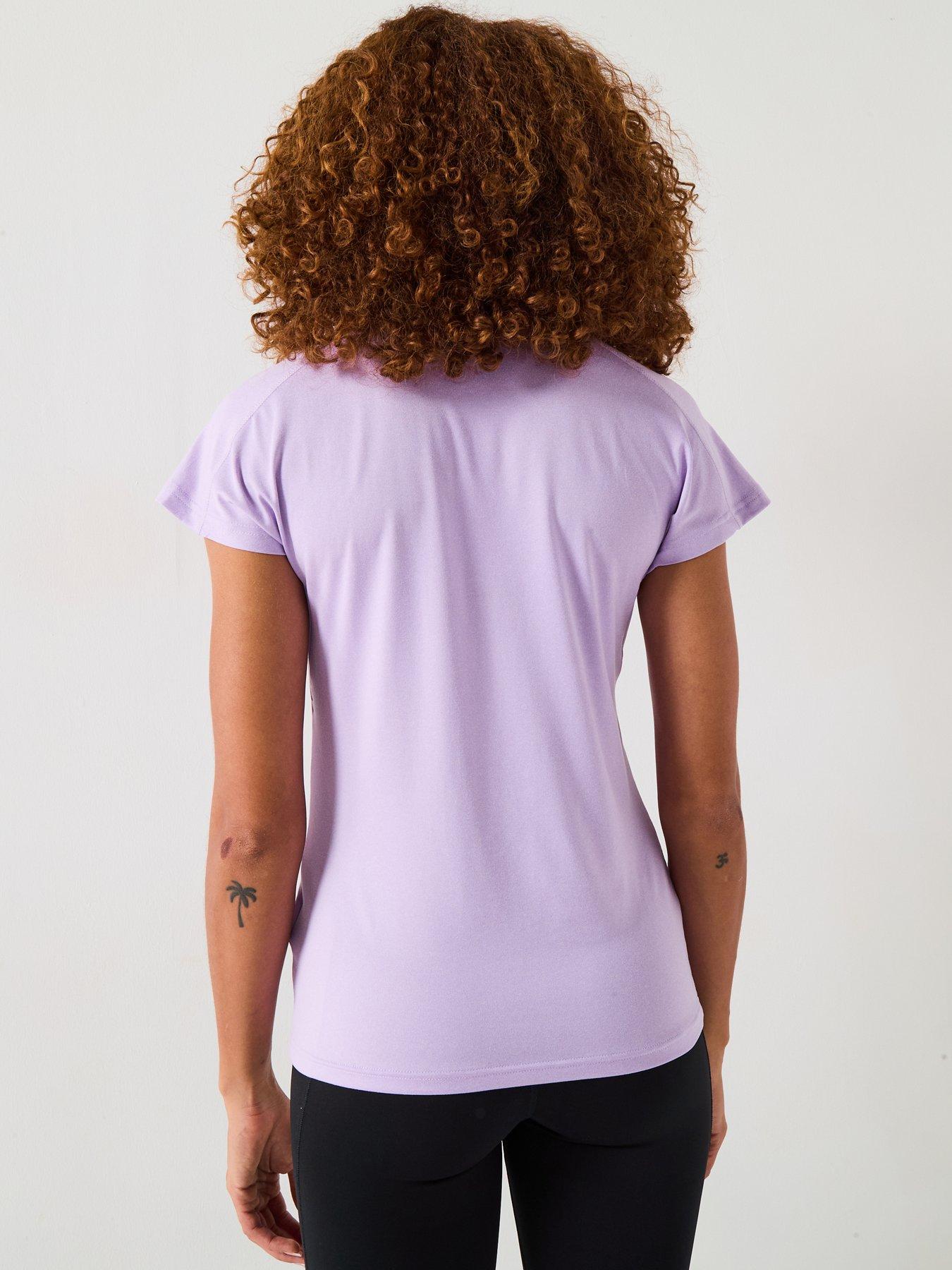 adidas-womens-training-v-neck-t-shirt-purplestillFront