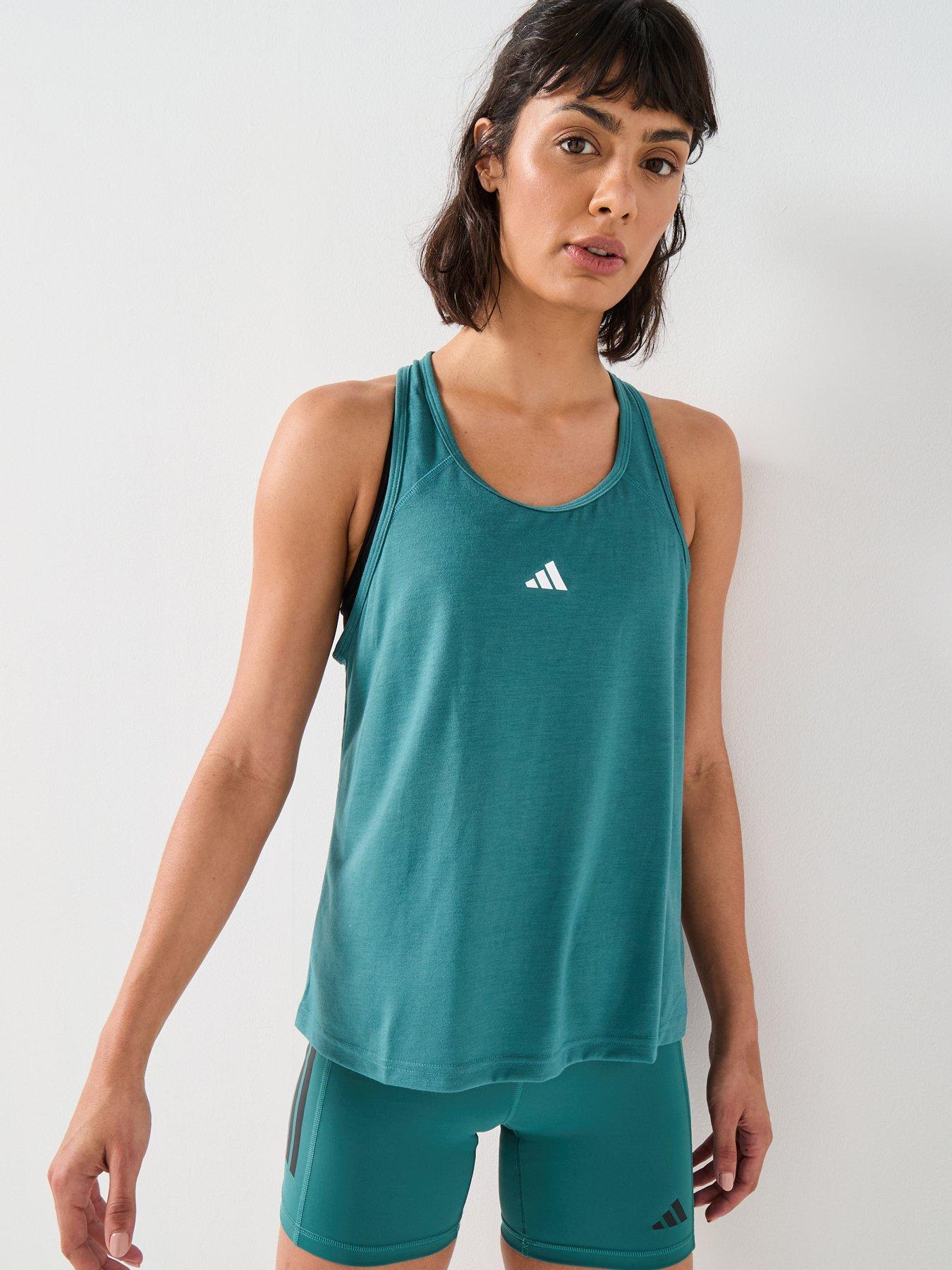 Image 1 of 6 of adidas Womens Training Essentials Tank - Green