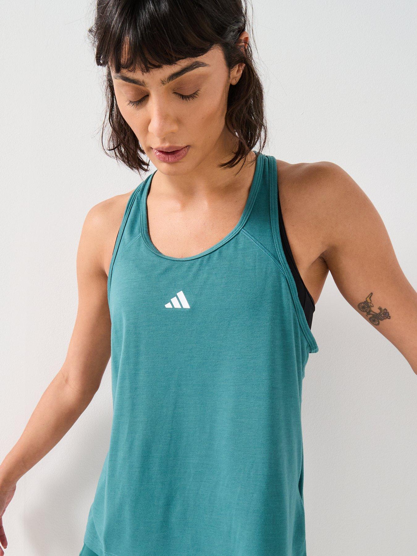 Image 5 of 6 of adidas Womens Training Essentials Tank - Green