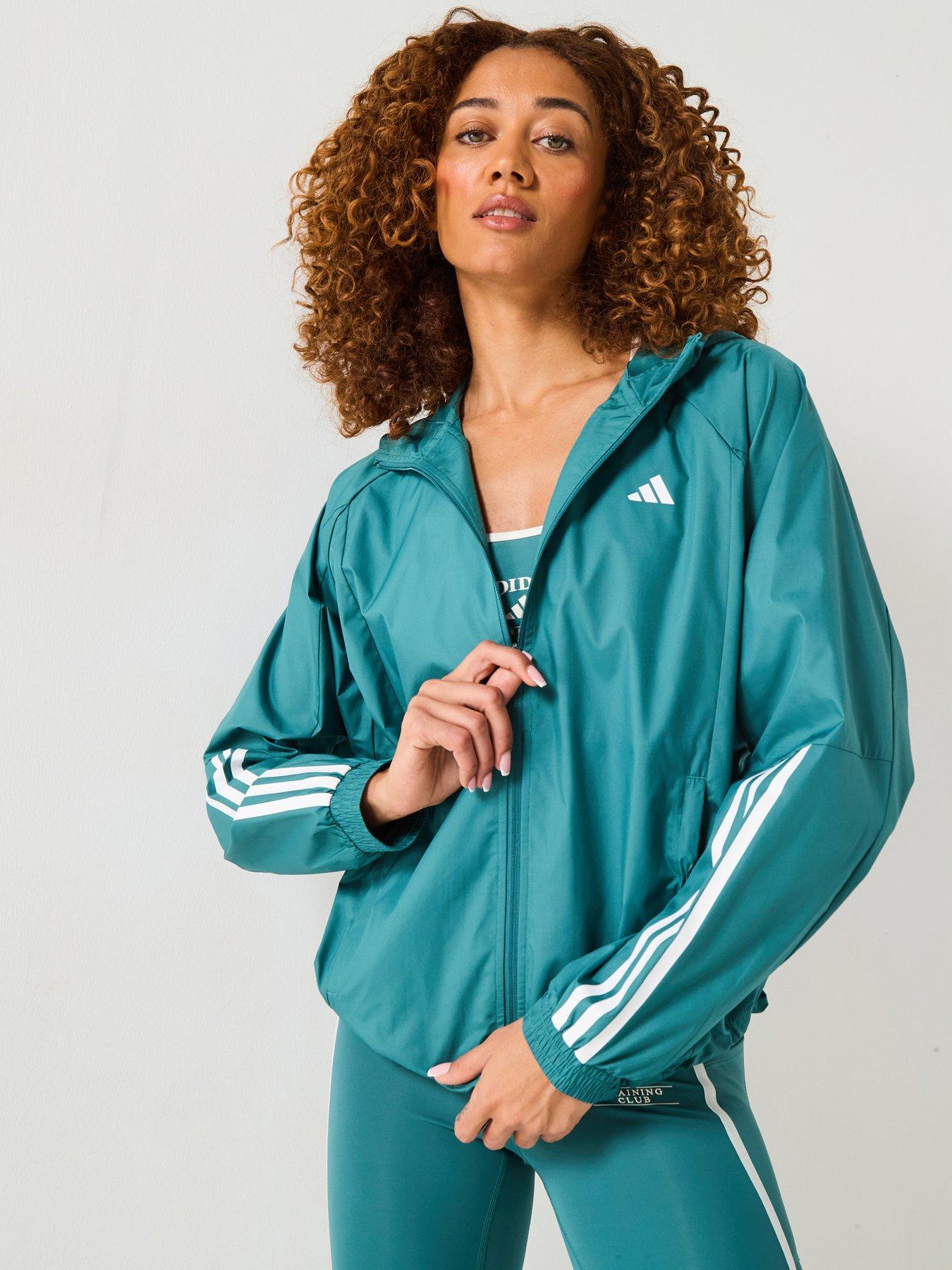 adidas Womens Training Hyperglam Windbreaker Jacket - Green