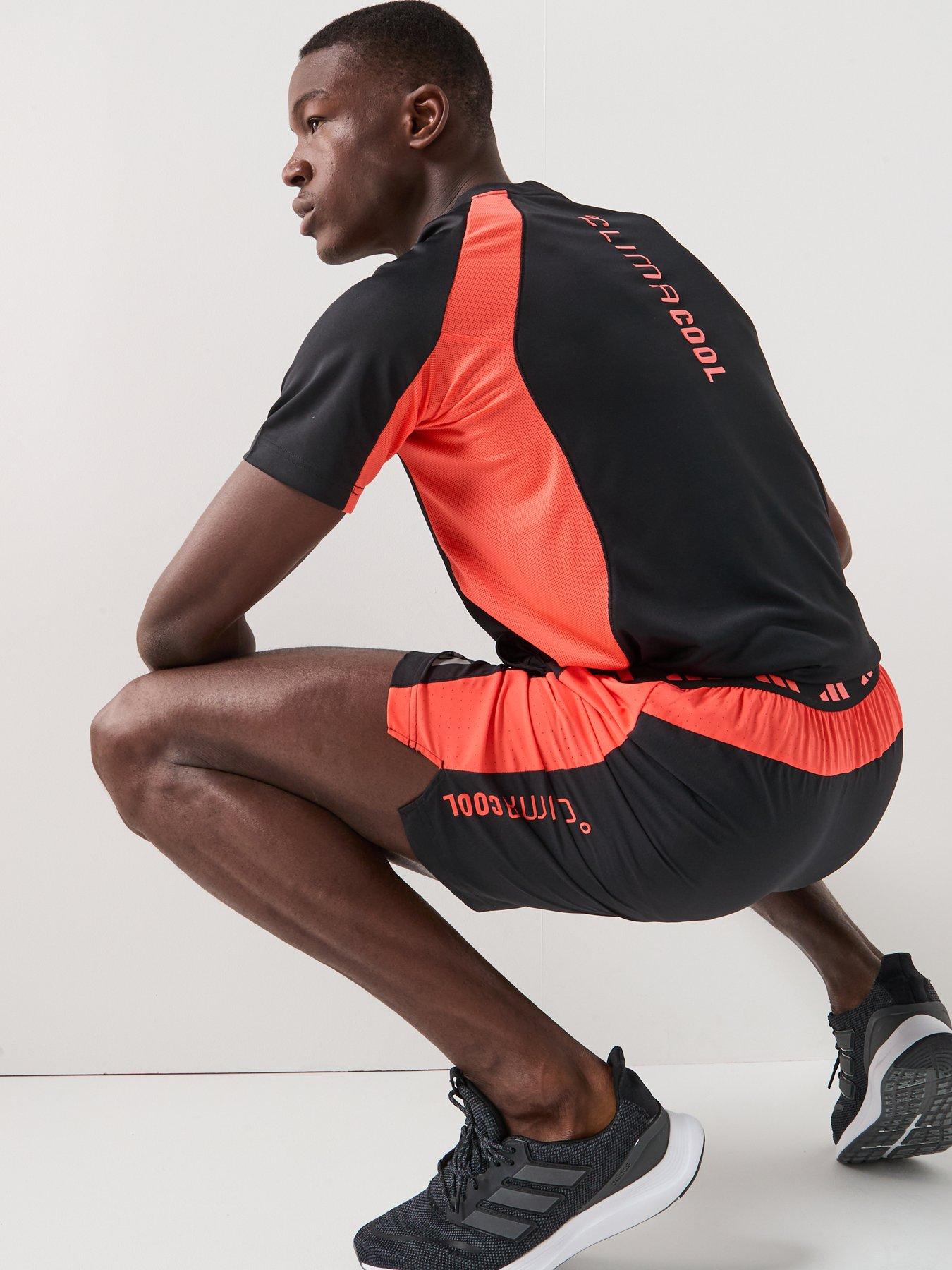 Image 4 of 6 of adidas Mens Training Tech 7Inch Shorts - Black