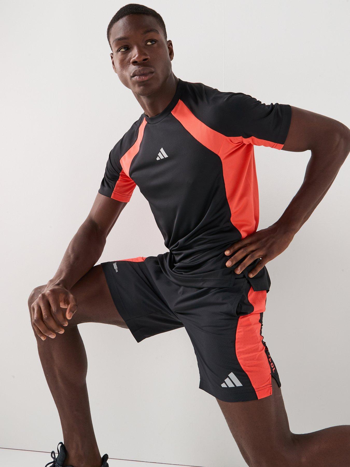 Image 5 of 6 of adidas Mens Training Tech 7Inch Shorts - Black