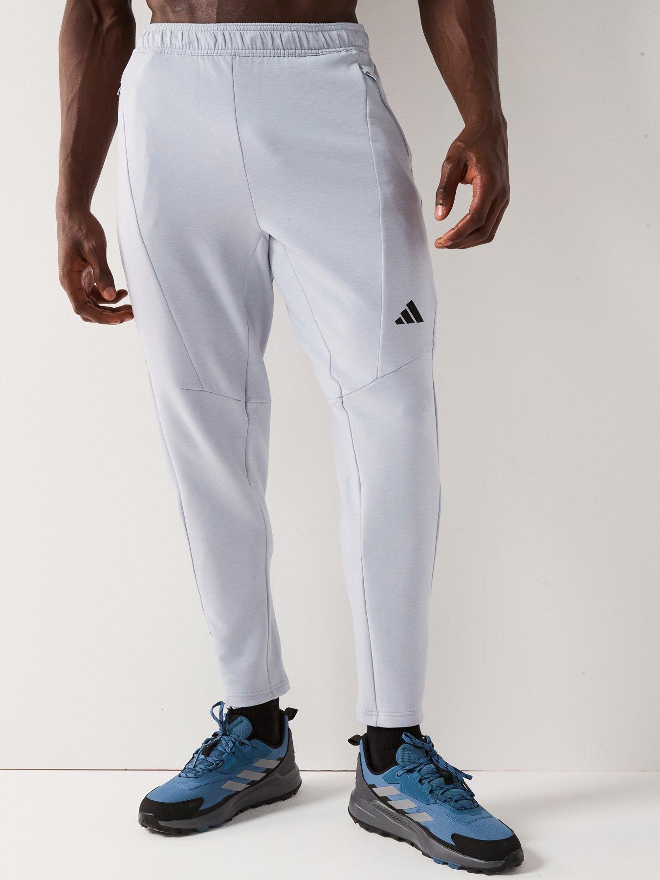adidas Mens Training D4T Knit Pants - Grey