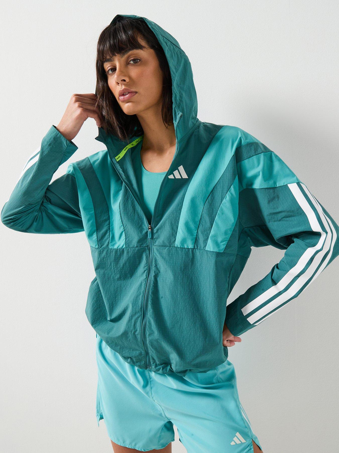adidas Womens Running Adizero Jacket - Green