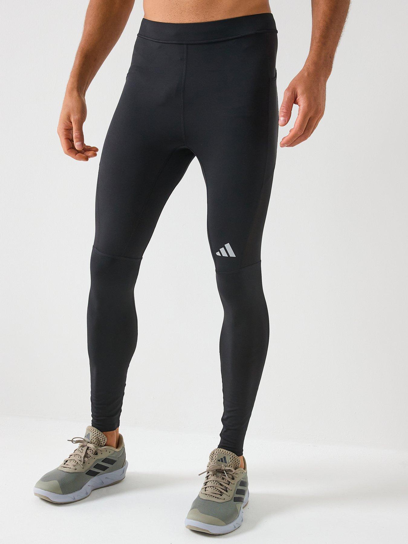 adidas Mens Running Run It Tights - Black