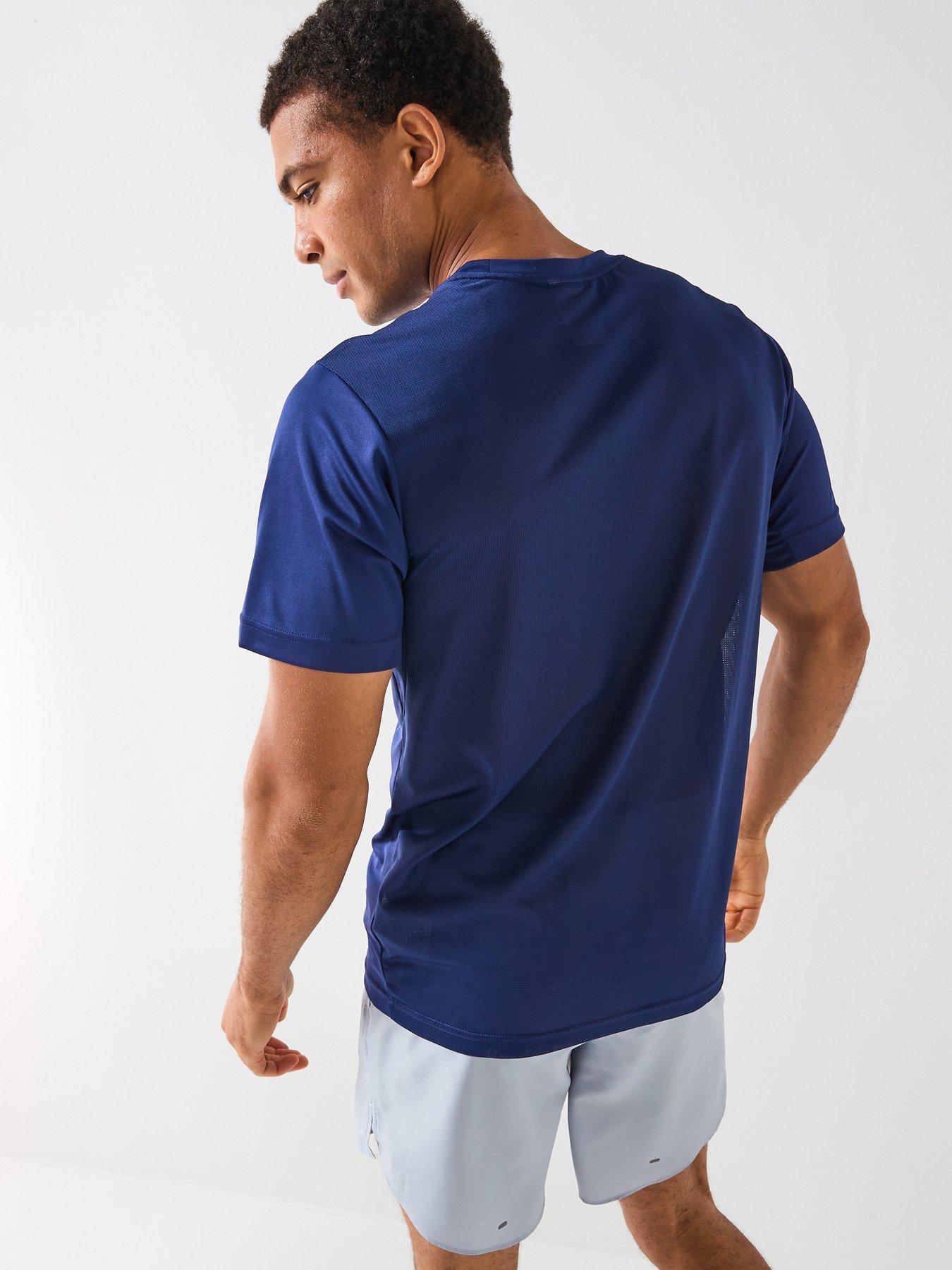 Image 2 of 6 of adidas Mens Training Tech T-Shirt - Blue
