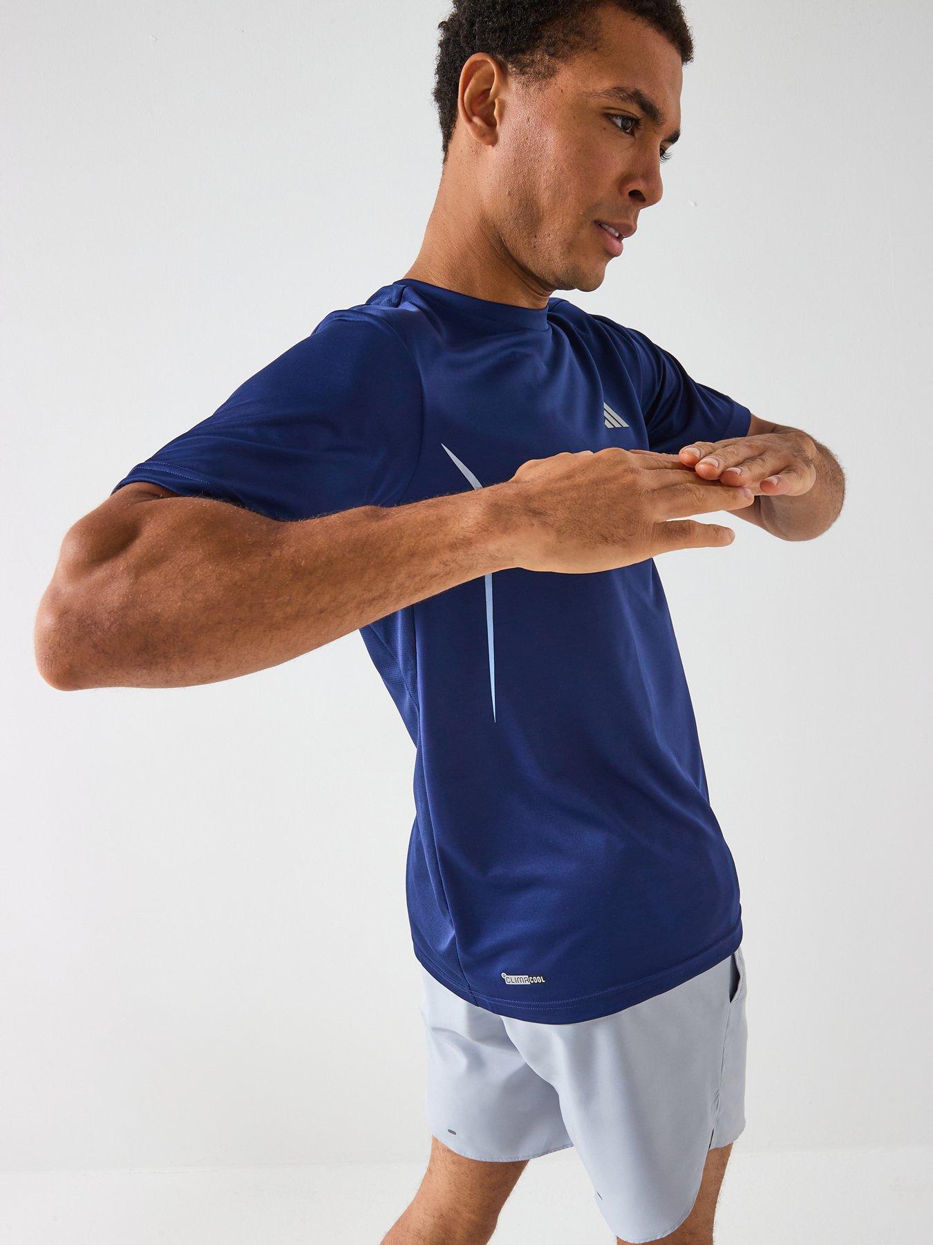 Image 6 of 6 of adidas Mens Training Tech T-Shirt - Blue